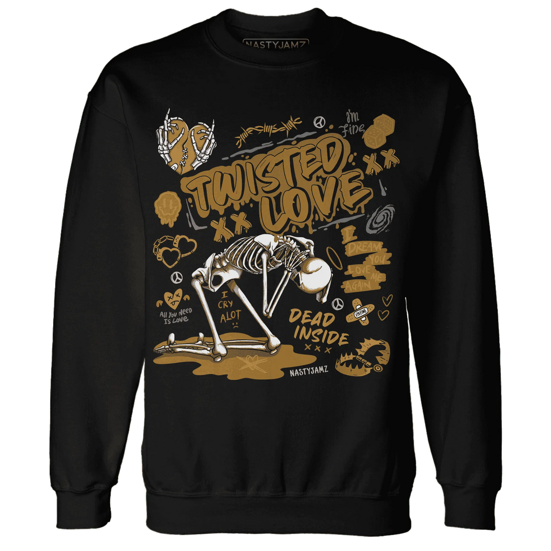 NastyJamz-Wheat-13s-Sweatshirt-Match-Twisted-Love