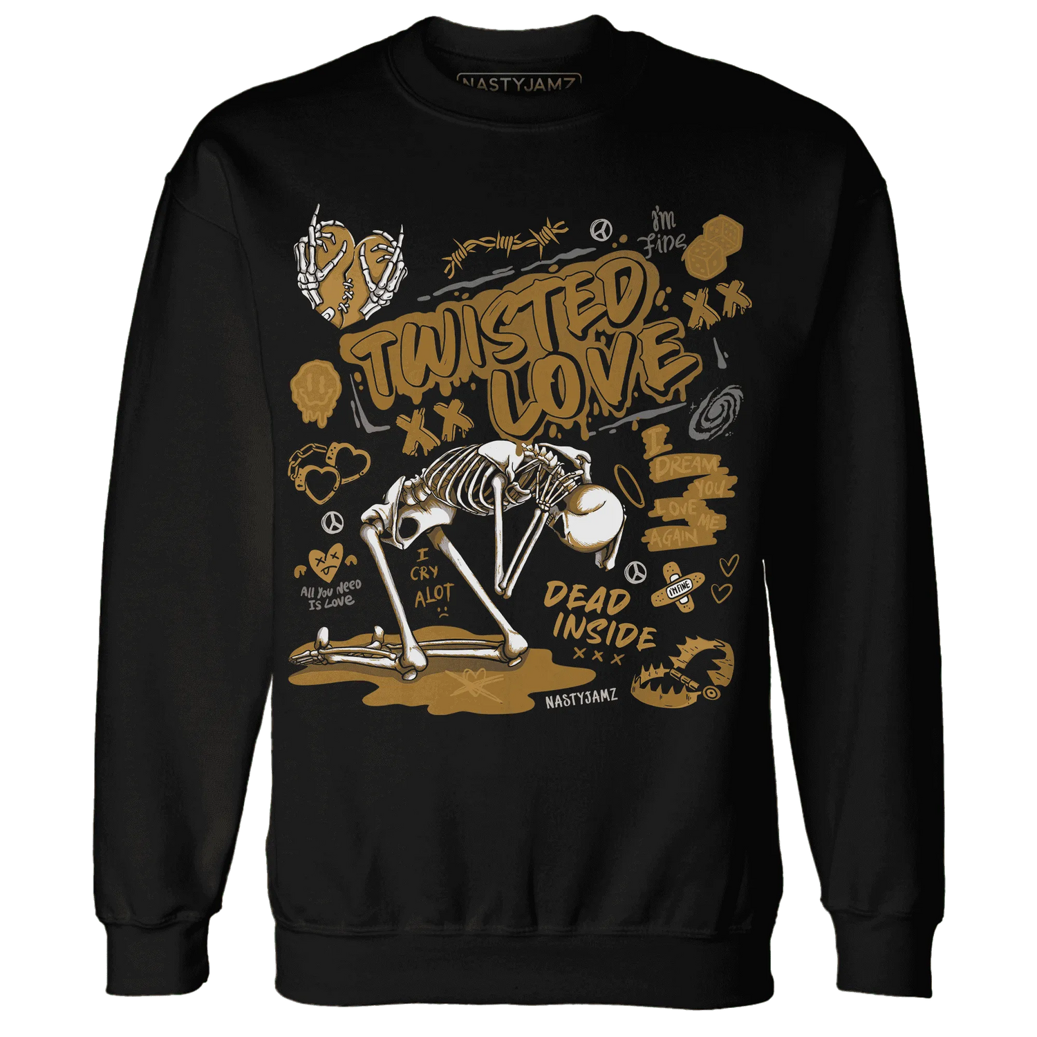 NastyJamz-Wheat-13s-Sweatshirt-Match-Twisted-Love