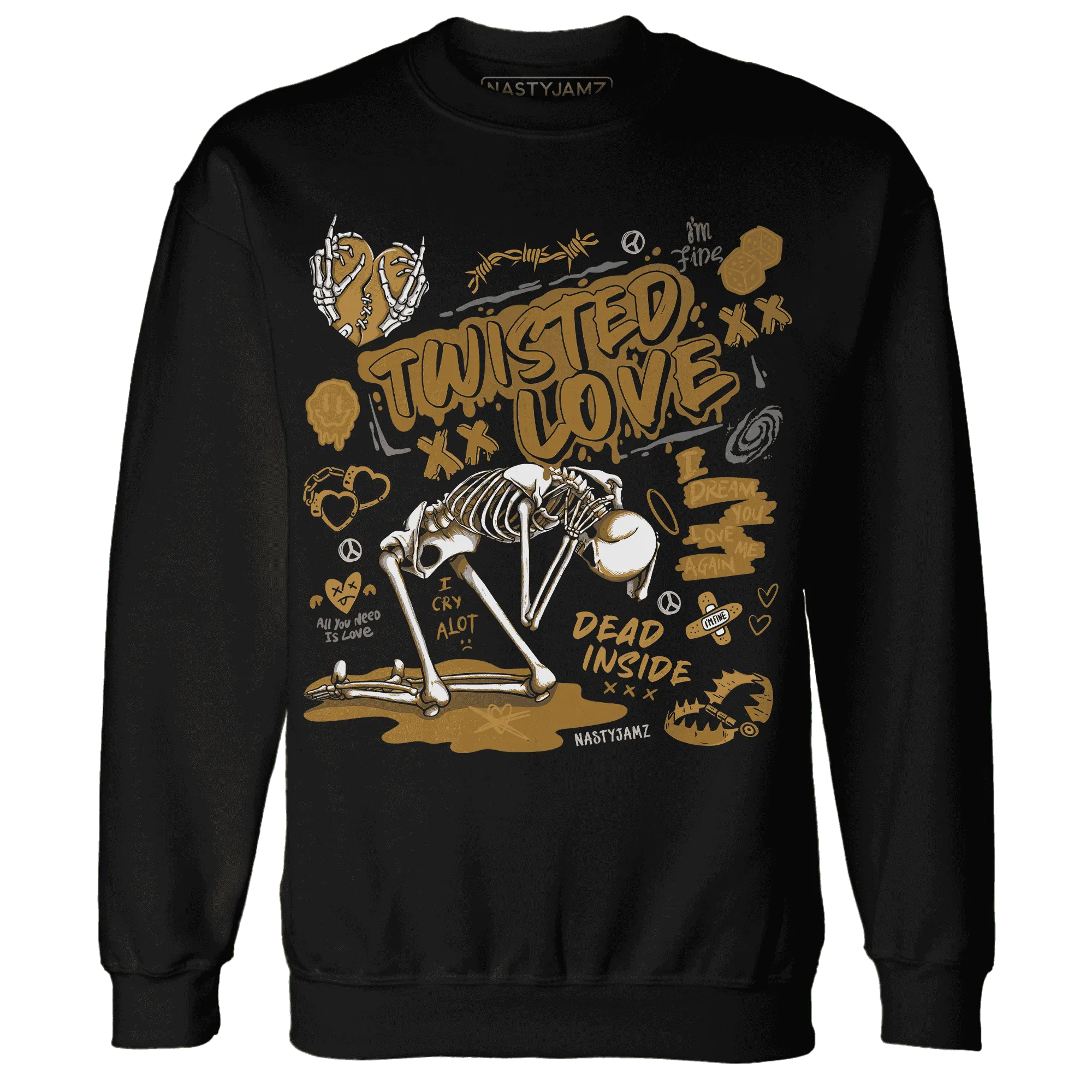 NastyJamz-Wheat-13s-Sweatshirt-Match-Twisted-Love