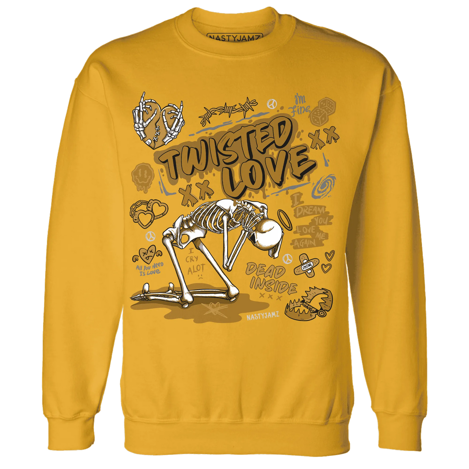 NastyJamz-Wheat-13s-Sweatshirt-Match-Twisted-Love