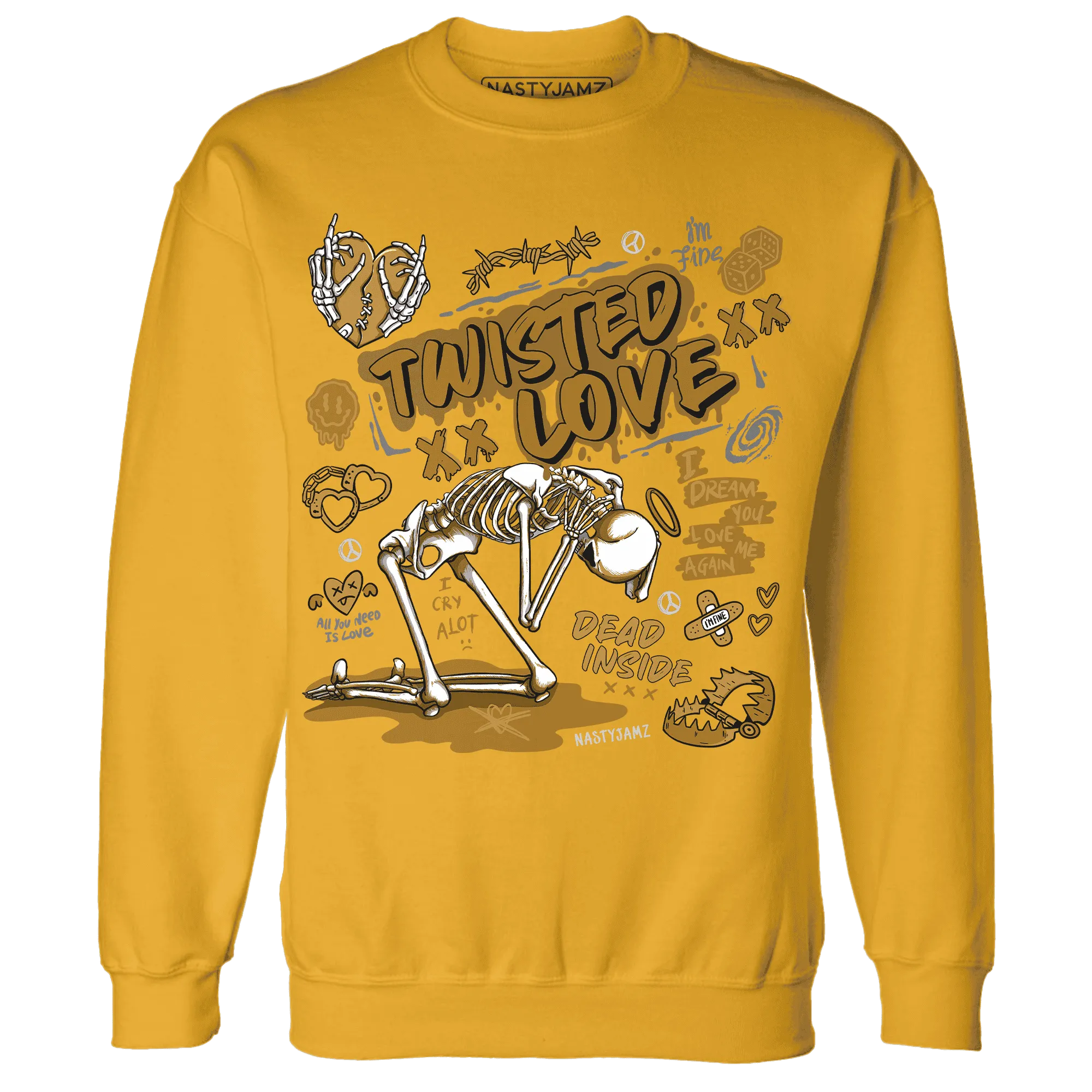 NastyJamz-Wheat-13s-Sweatshirt-Match-Twisted-Love