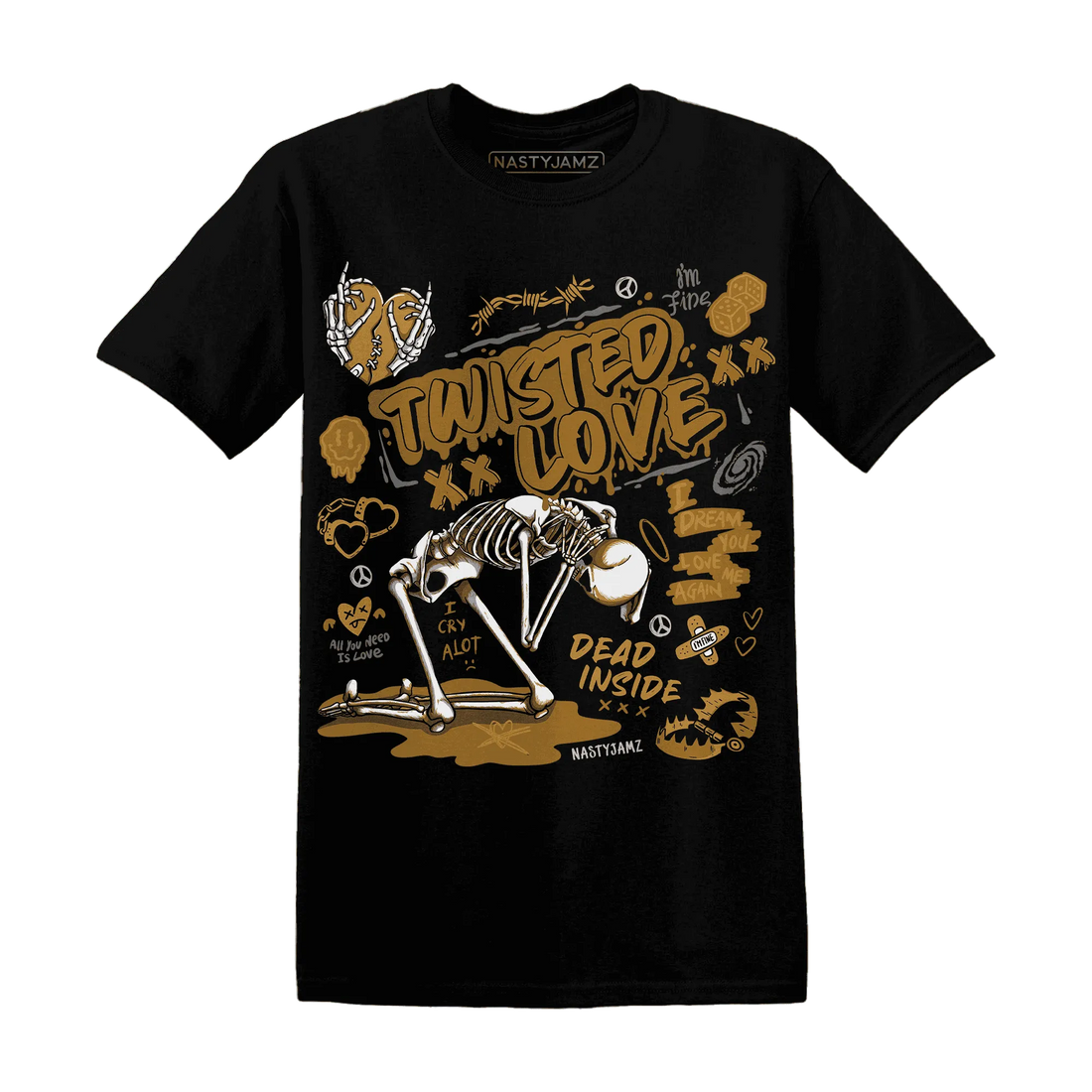 NastyJamz-Wheat-13s-T-Shirt-Match-Twisted-Love