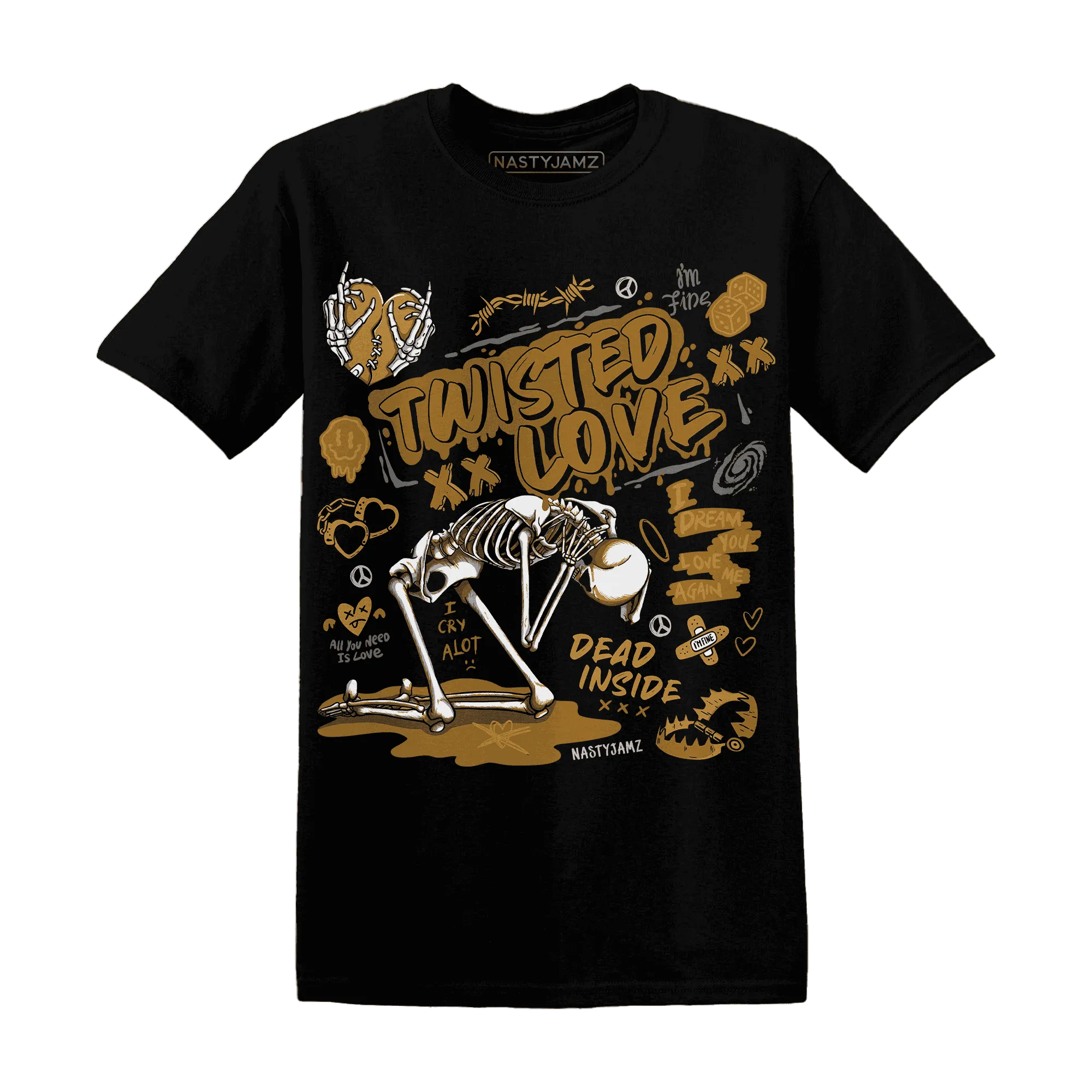 NastyJamz-Wheat-13s-T-Shirt-Match-Twisted-Love