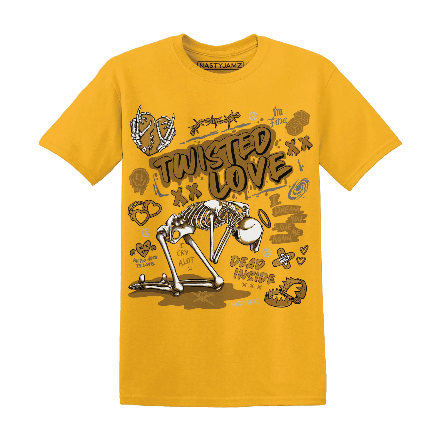 NastyJamz-Wheat-13s-T-Shirt-Match-Twisted-Love