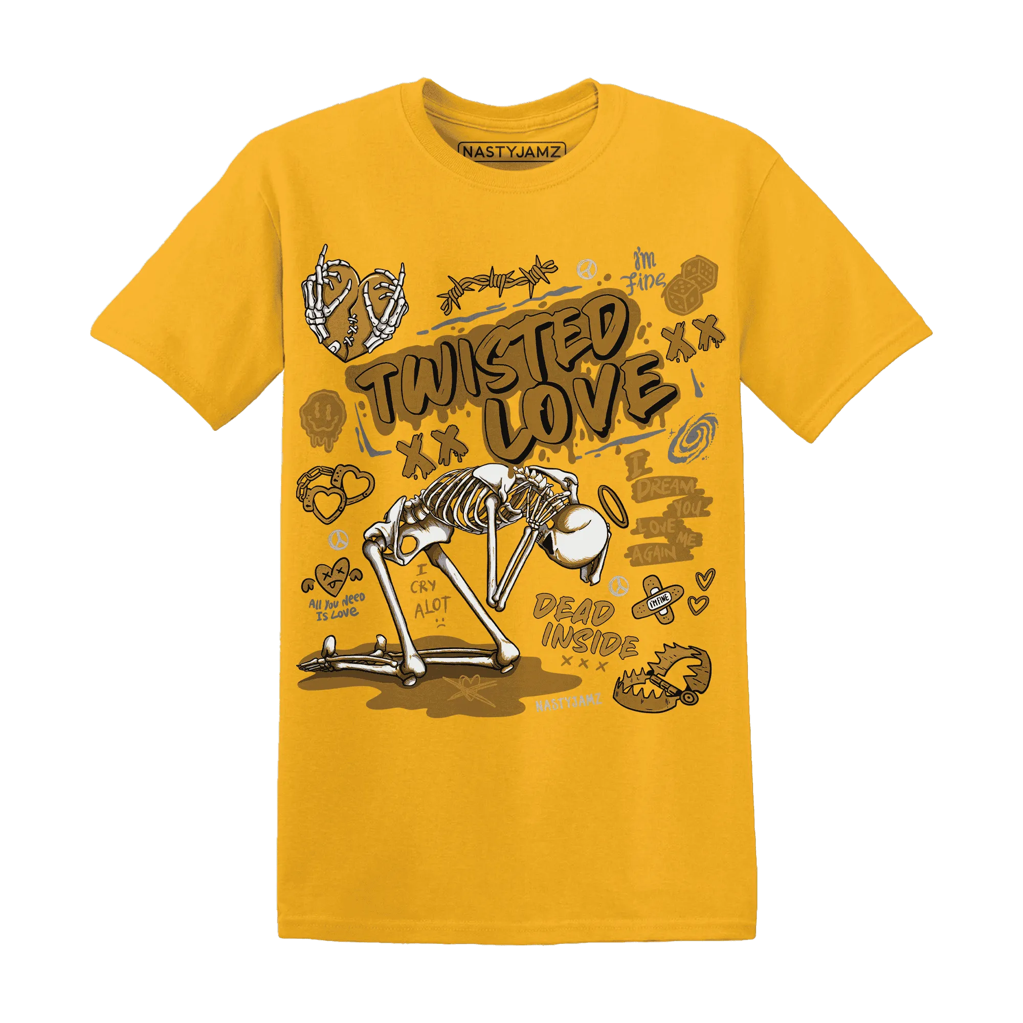 NastyJamz-Wheat-13s-T-Shirt-Match-Twisted-Love