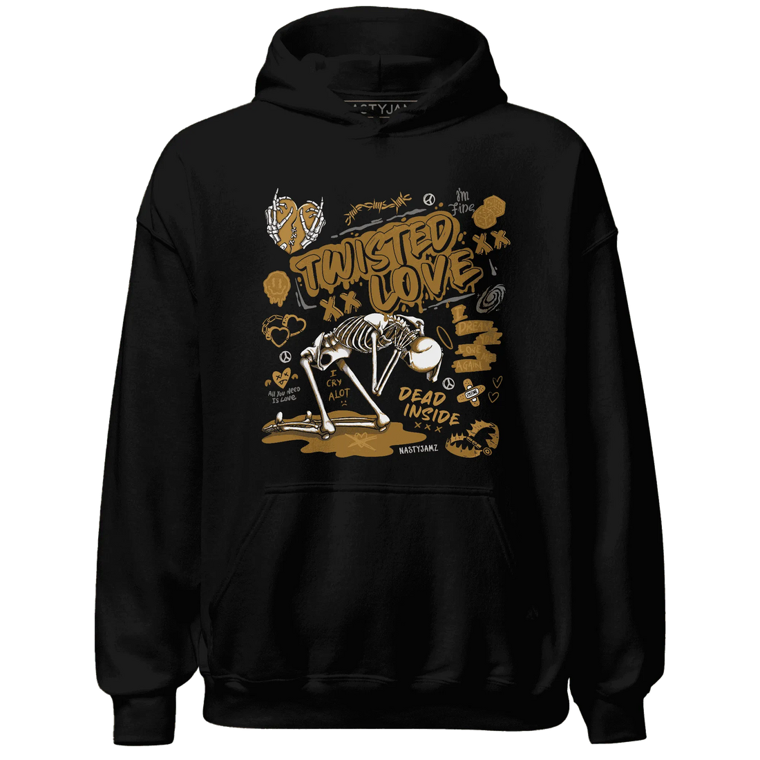 NastyJamz-Wheat-13s-Hoodie-Match-Twisted-Love