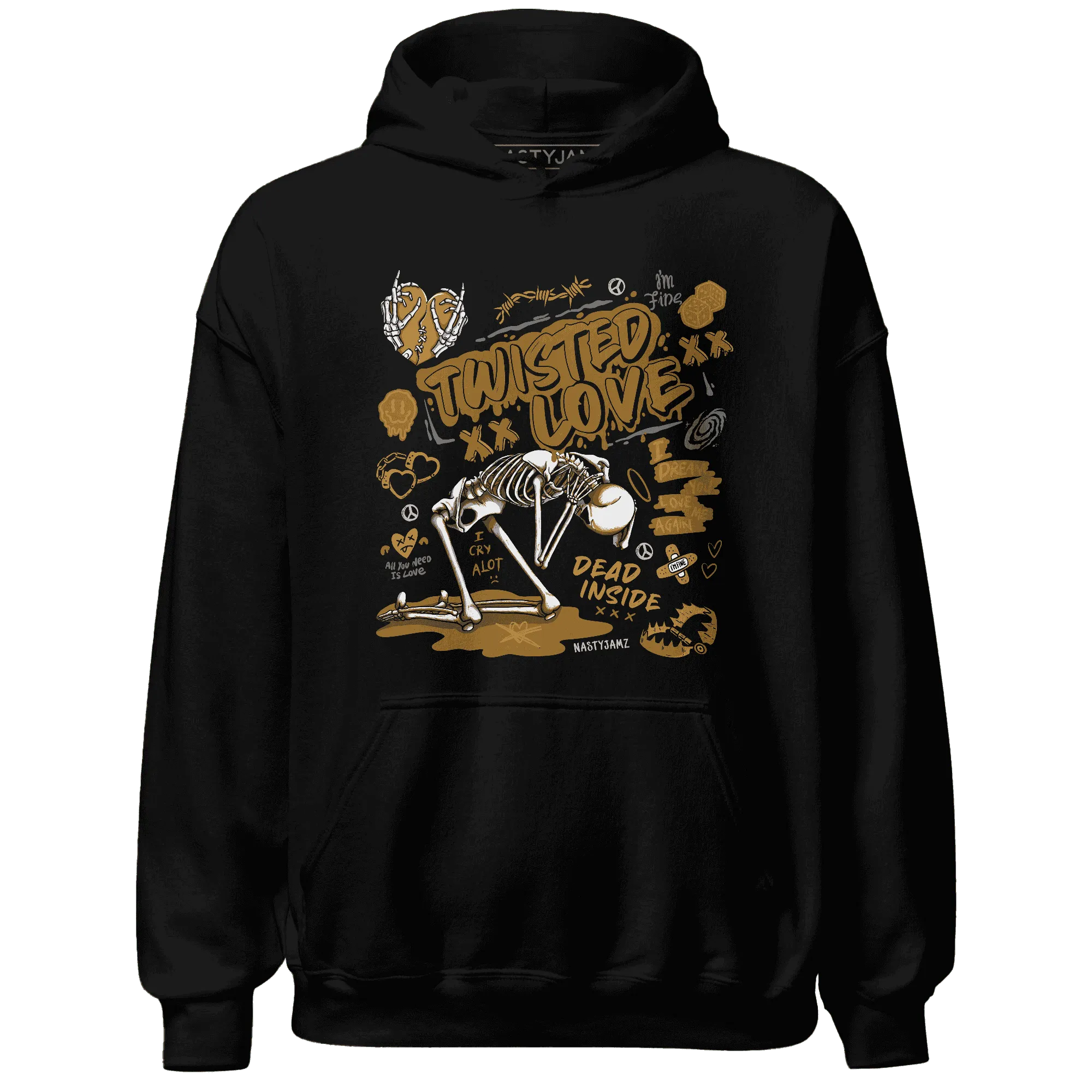 NastyJamz-Wheat-13s-Hoodie-Match-Twisted-Love