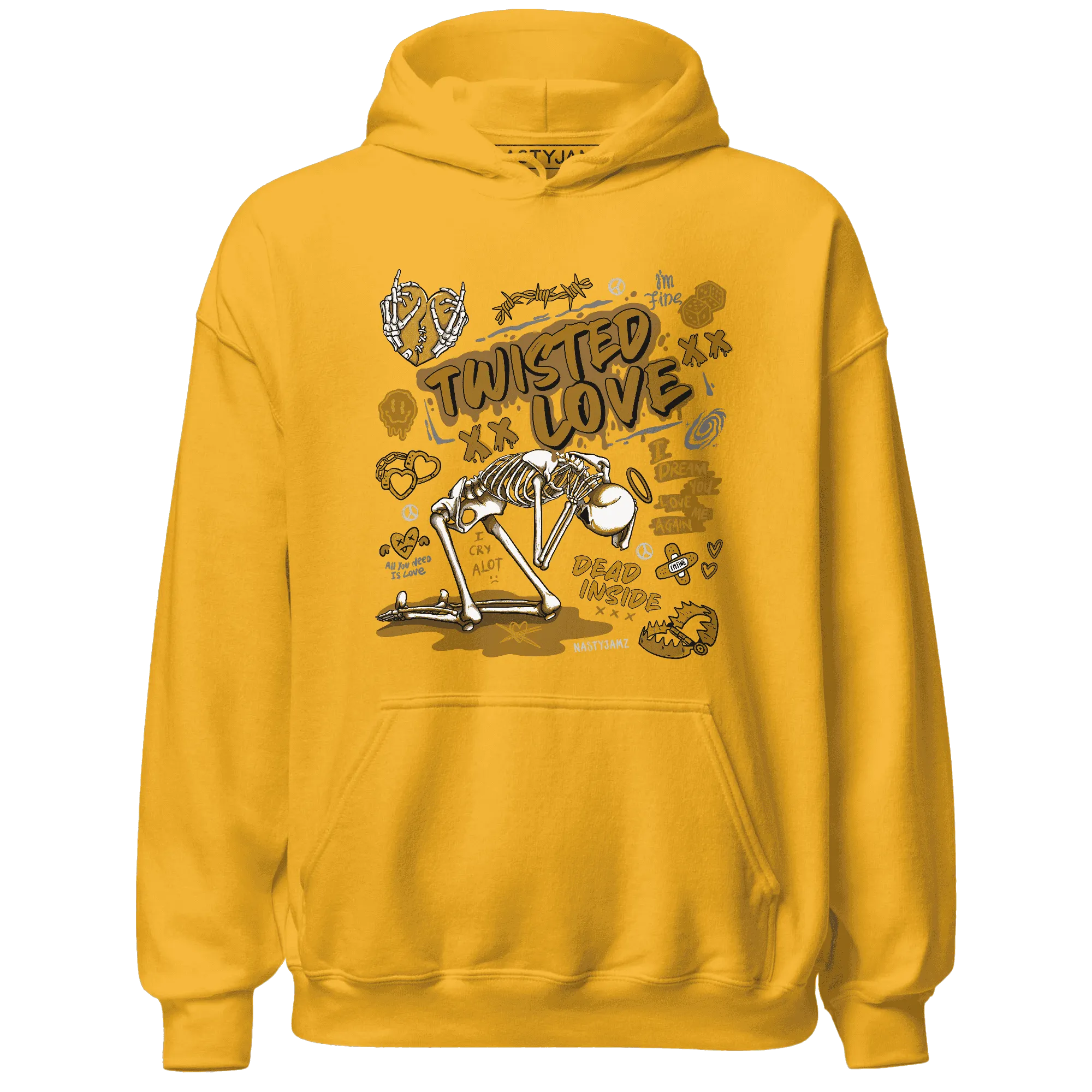 NastyJamz-Wheat-13s-Hoodie-Match-Twisted-Love