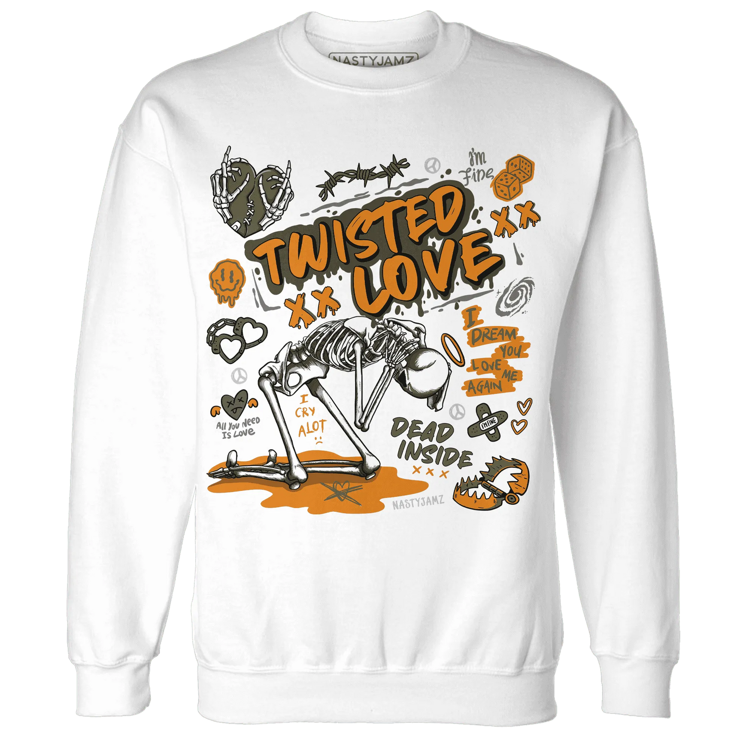 NastyJamz-Olive-5s-Sweatshirt-Match-Twisted-Love