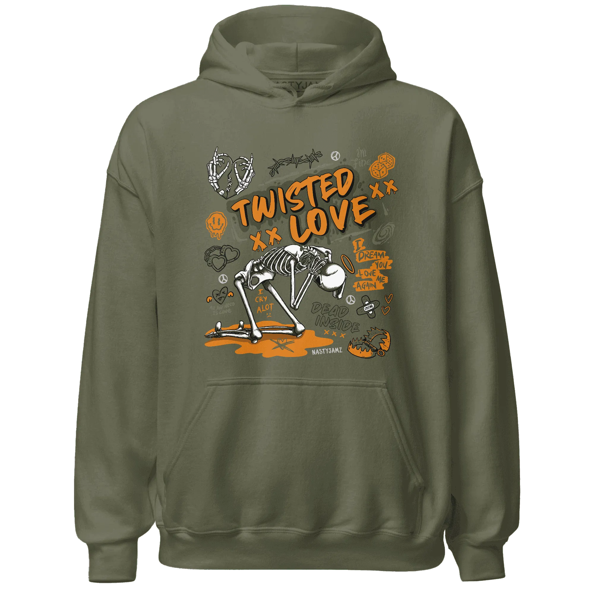 NastyJamz-Olive-5s-Hoodie-Match-Twisted-Love