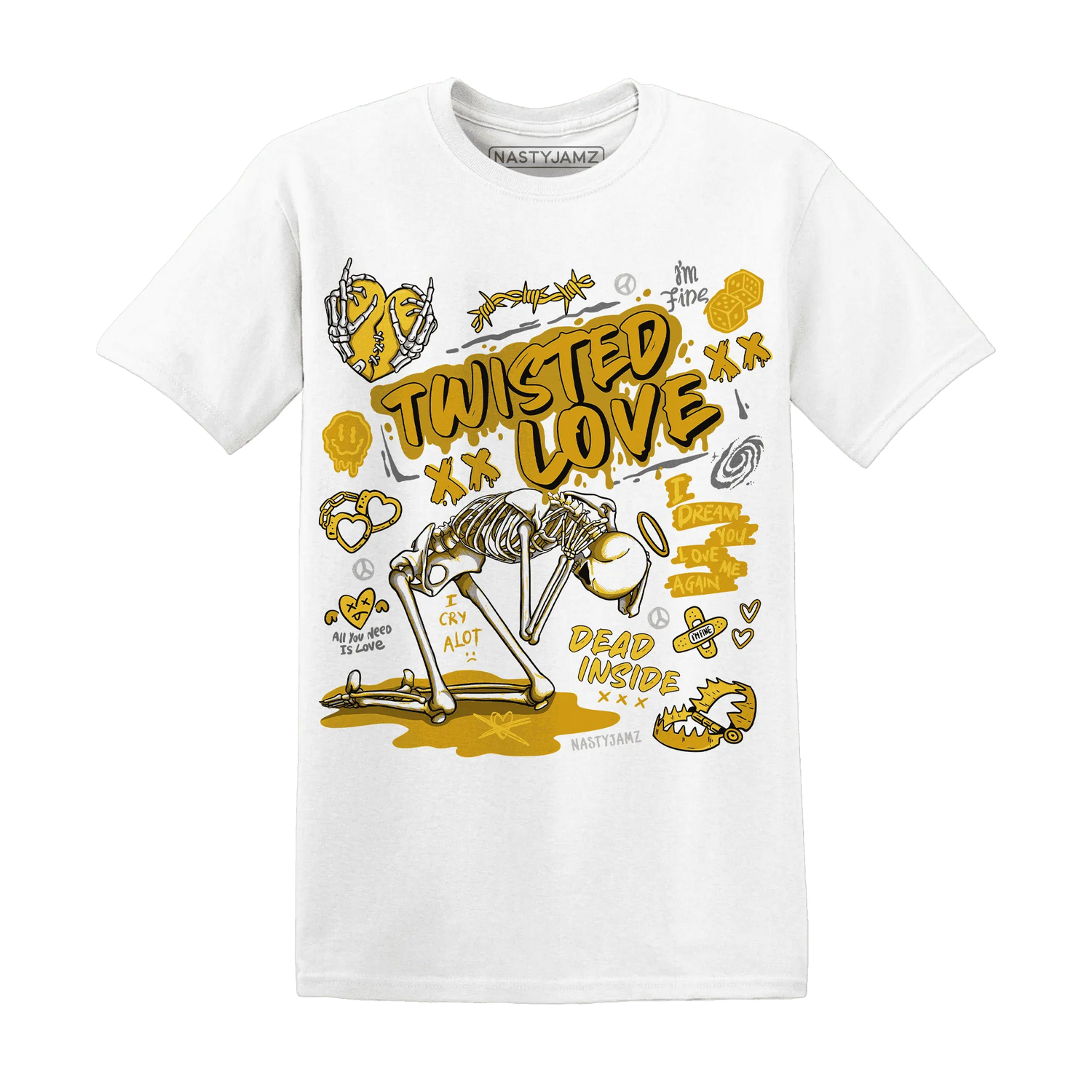 Yellow-Ochre-6s-NastyJamz-T-Shirt-Match-Twisted-Love