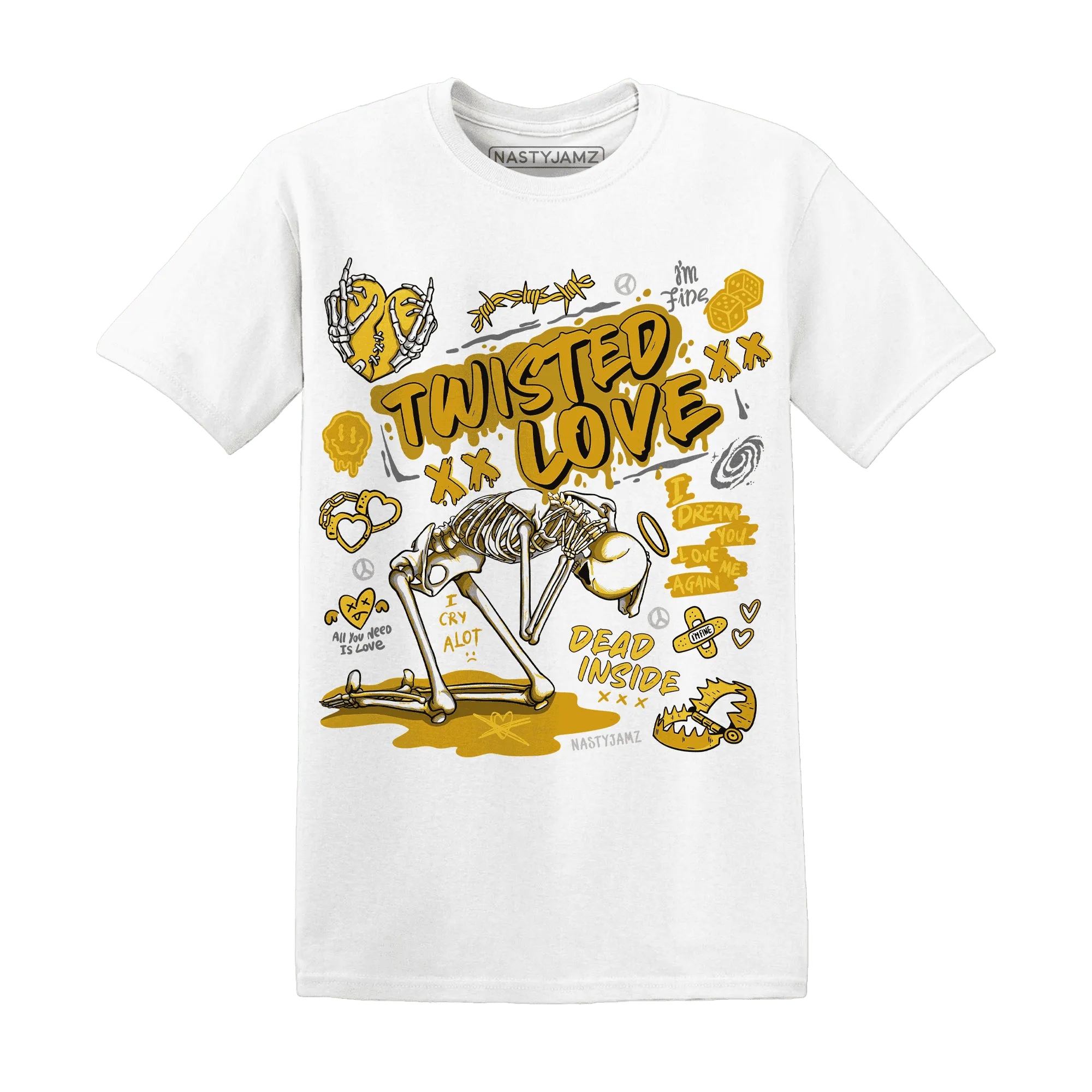 Yellow-Ochre-6s-NastyJamz-T-Shirt-Match-Twisted-Love