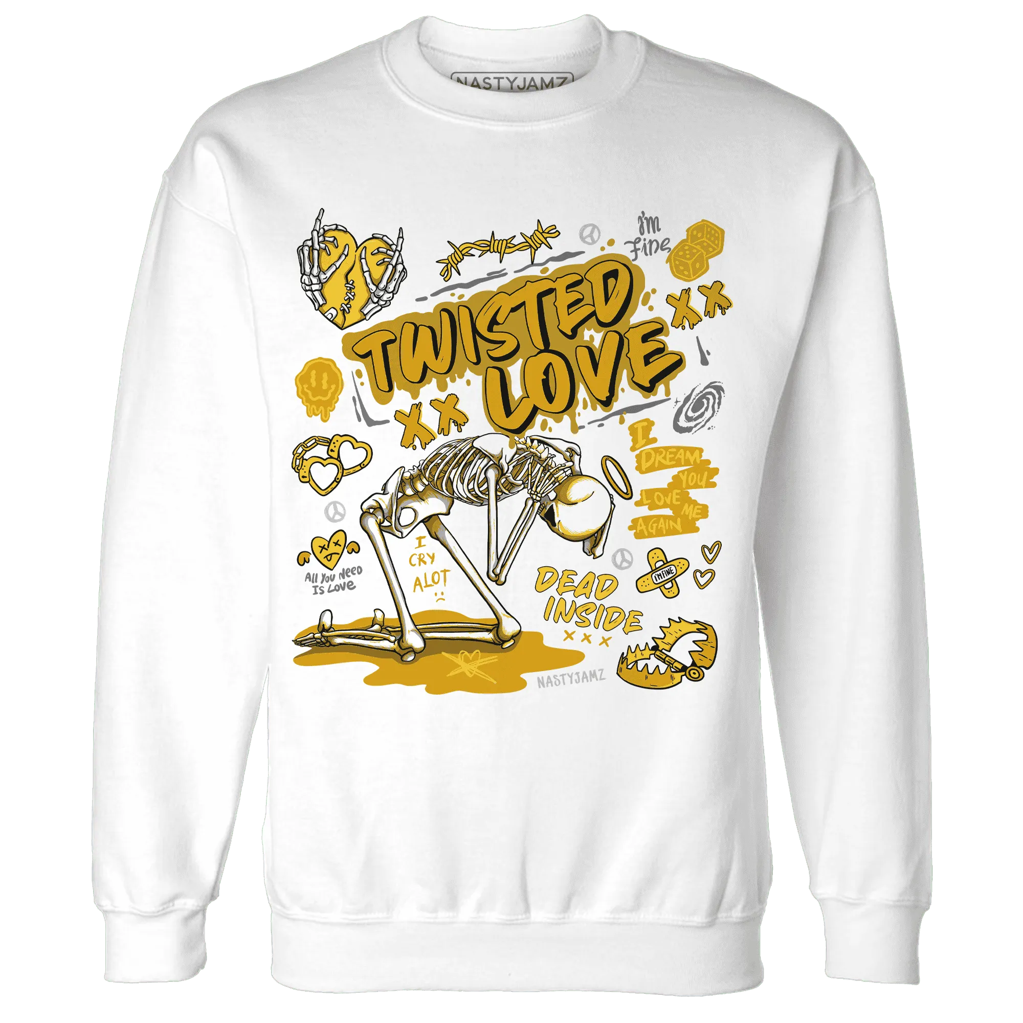 Yellow-Ochre-6s-Sweatshirt-Match-Twisted-Love