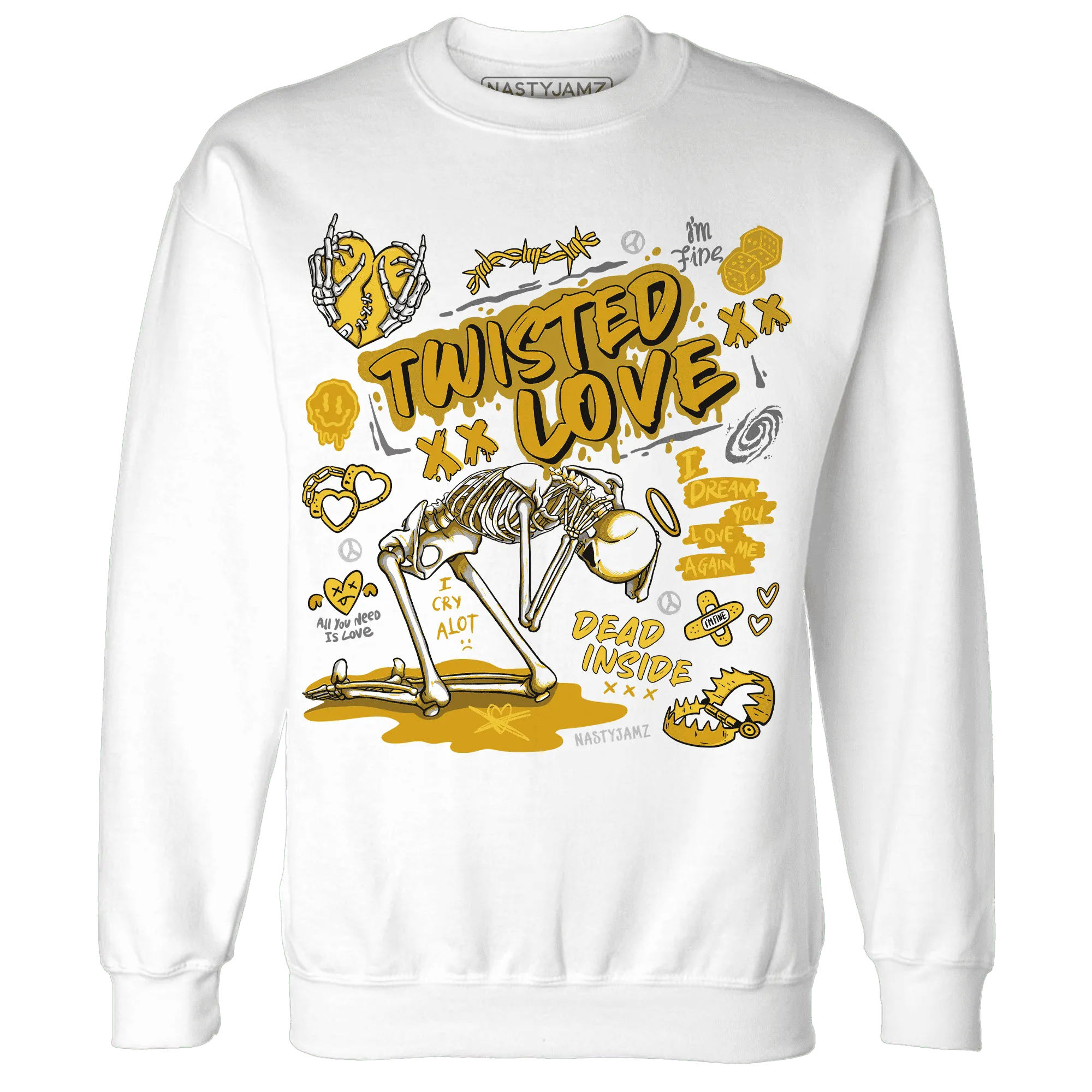 NastyJamz-Yellow-Ochre-6s-Sweatshirt-Match-Twisted-Love