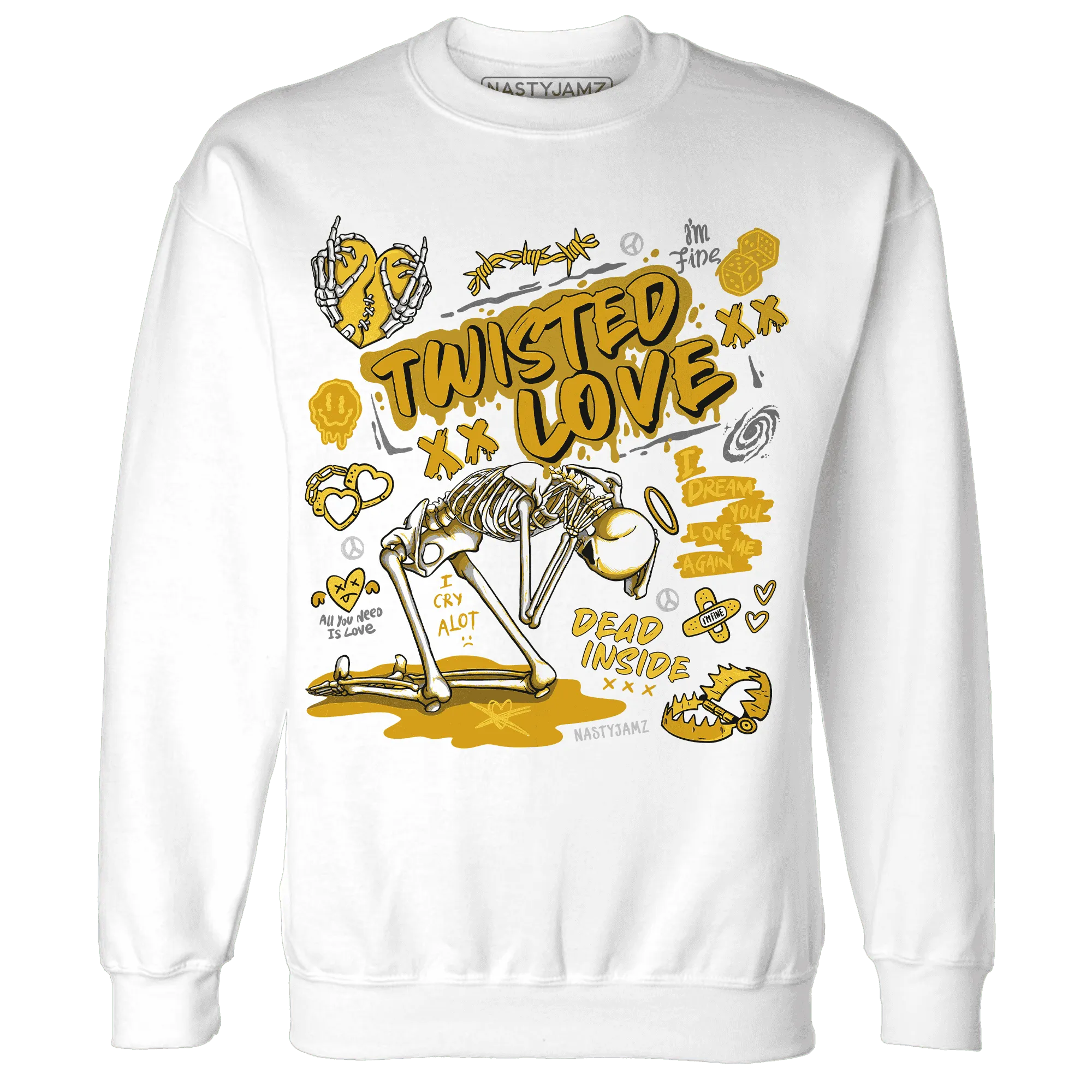 Yellow-Ochre-6s-NastyJamz-Sweatshirt-Match-Twisted-Love