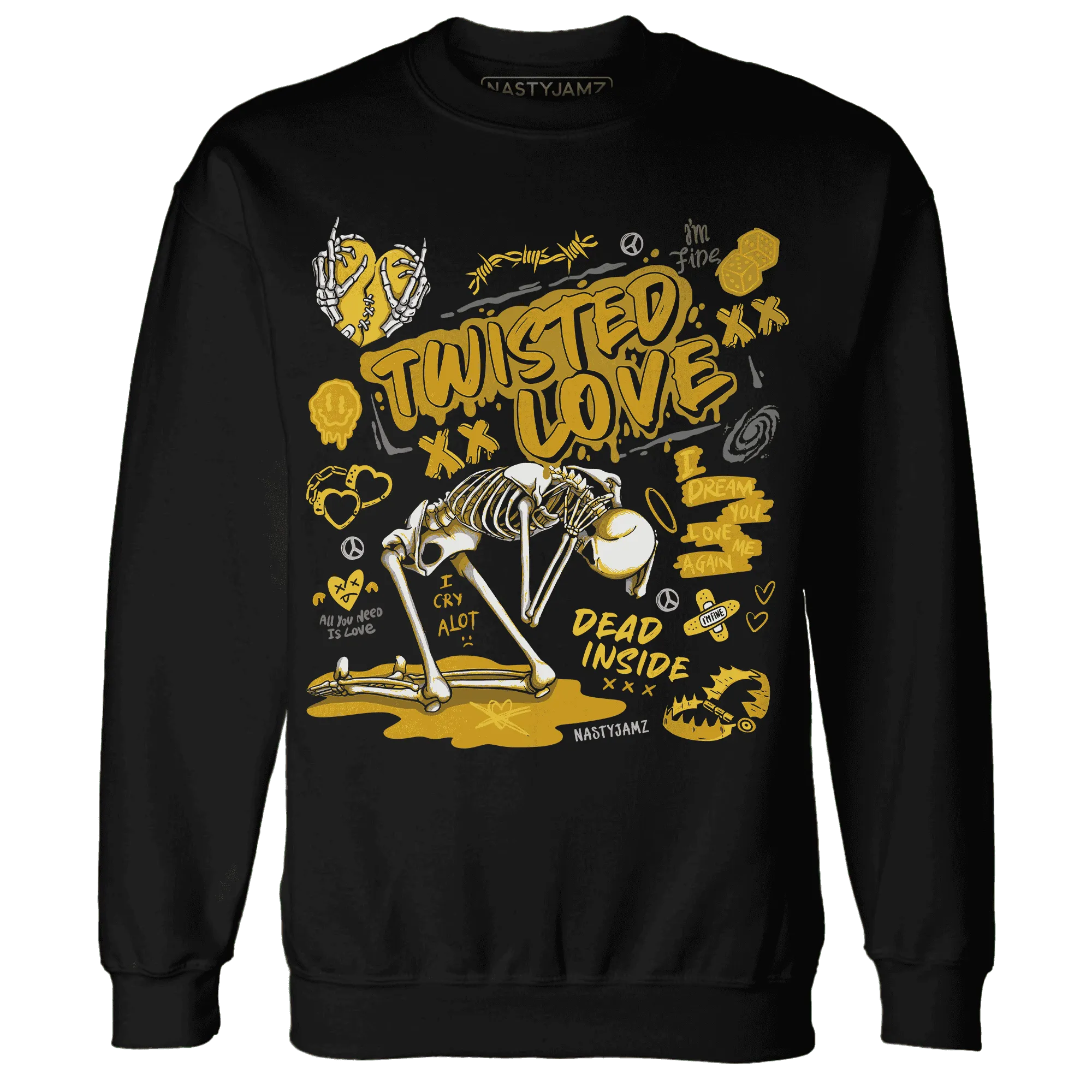 Yellow-Ochre-6s-NastyJamz-Sweatshirt-Match-Twisted-Love