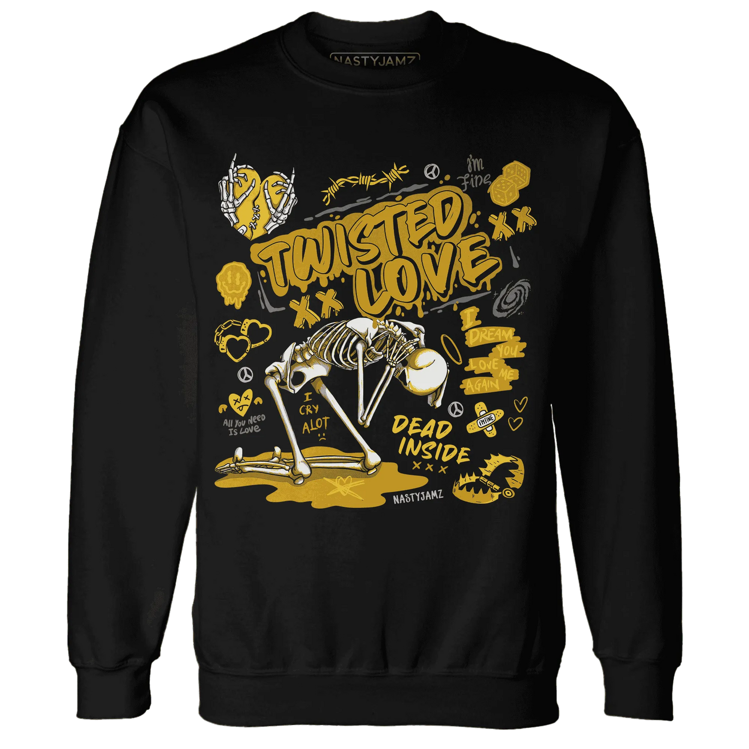 Yellow-Ochre-6s-Sweatshirt-Match-Twisted-Love