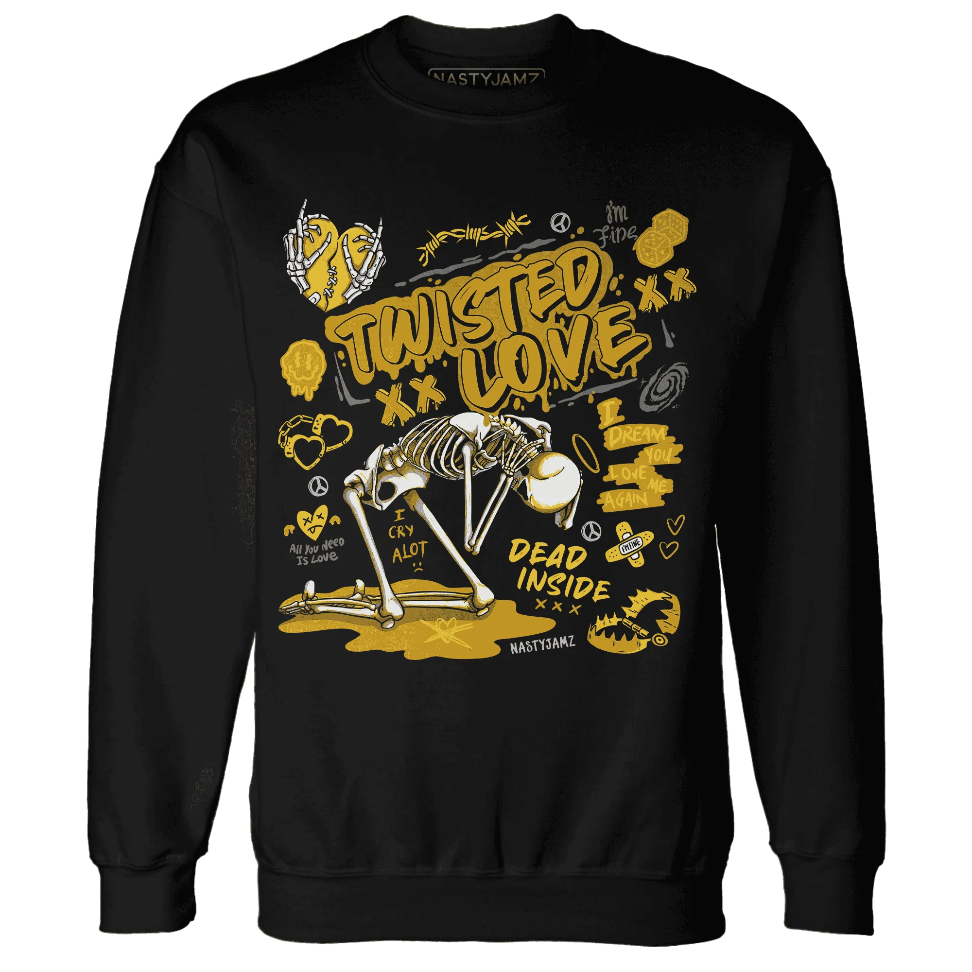 Yellow-Ochre-6s-Sweatshirt-Match-Twisted-Love