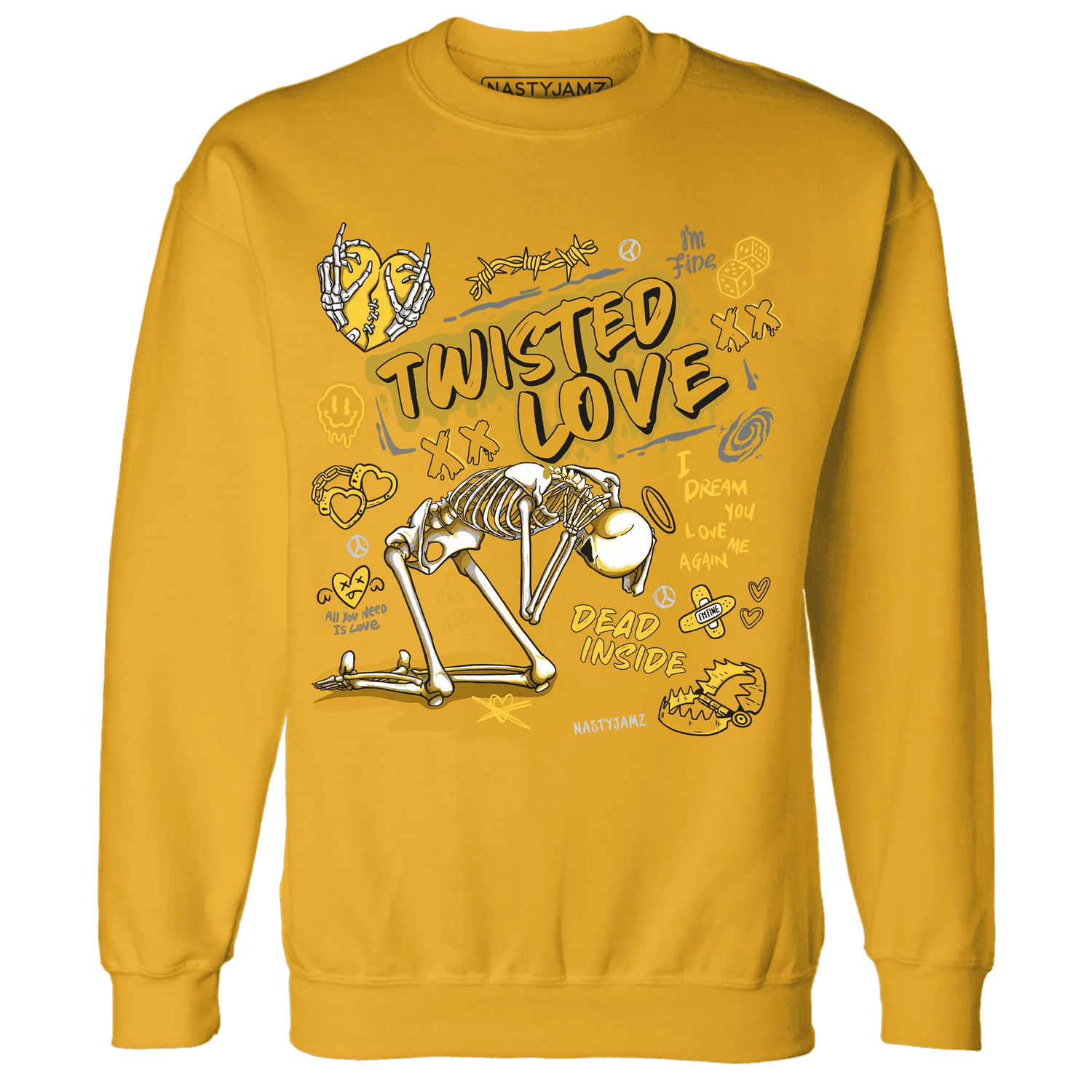 Yellow-Ochre-6s-Sweatshirt-Match-Twisted-Love