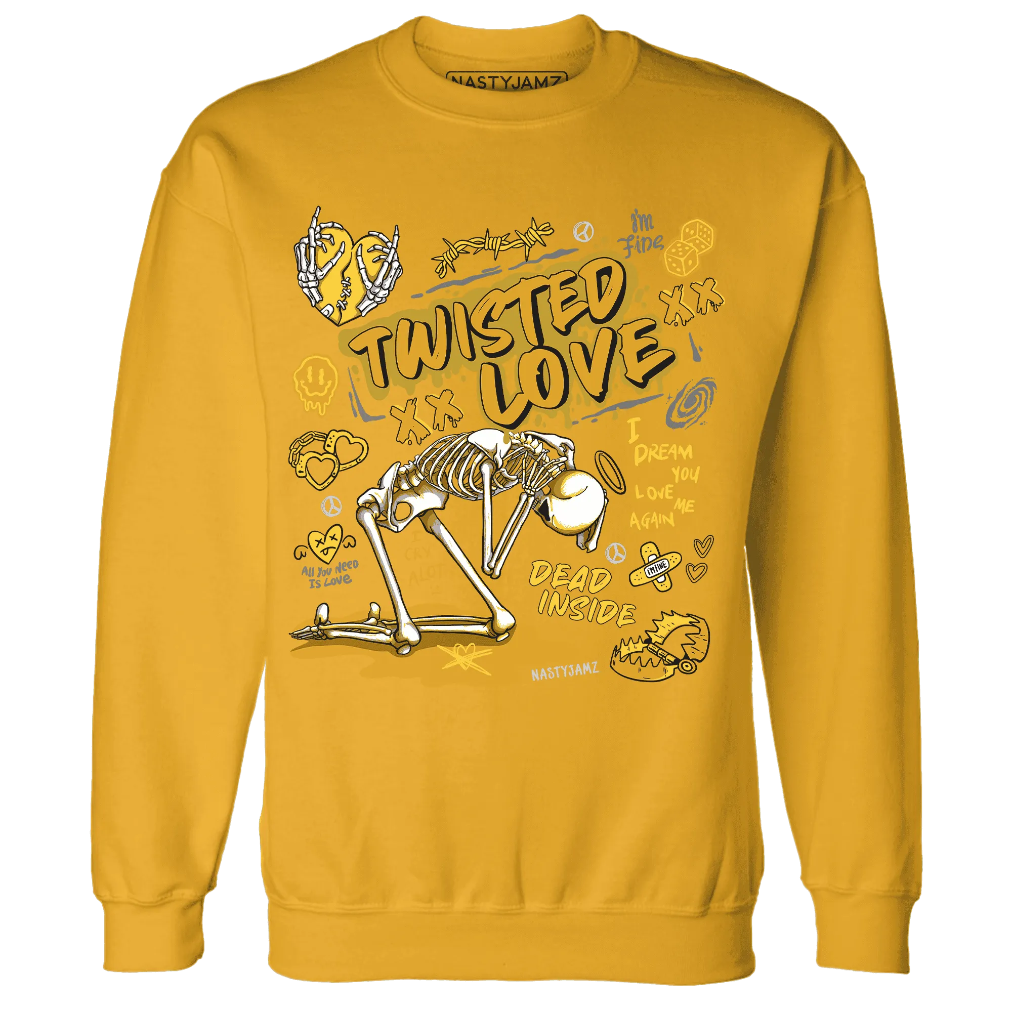 Yellow-Ochre-6s-Sweatshirt-Match-Twisted-Love