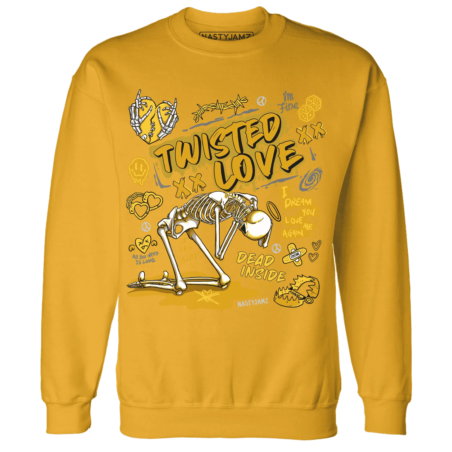 Yellow-Ochre-6s-NastyJamz-Sweatshirt-Match-Twisted-Love