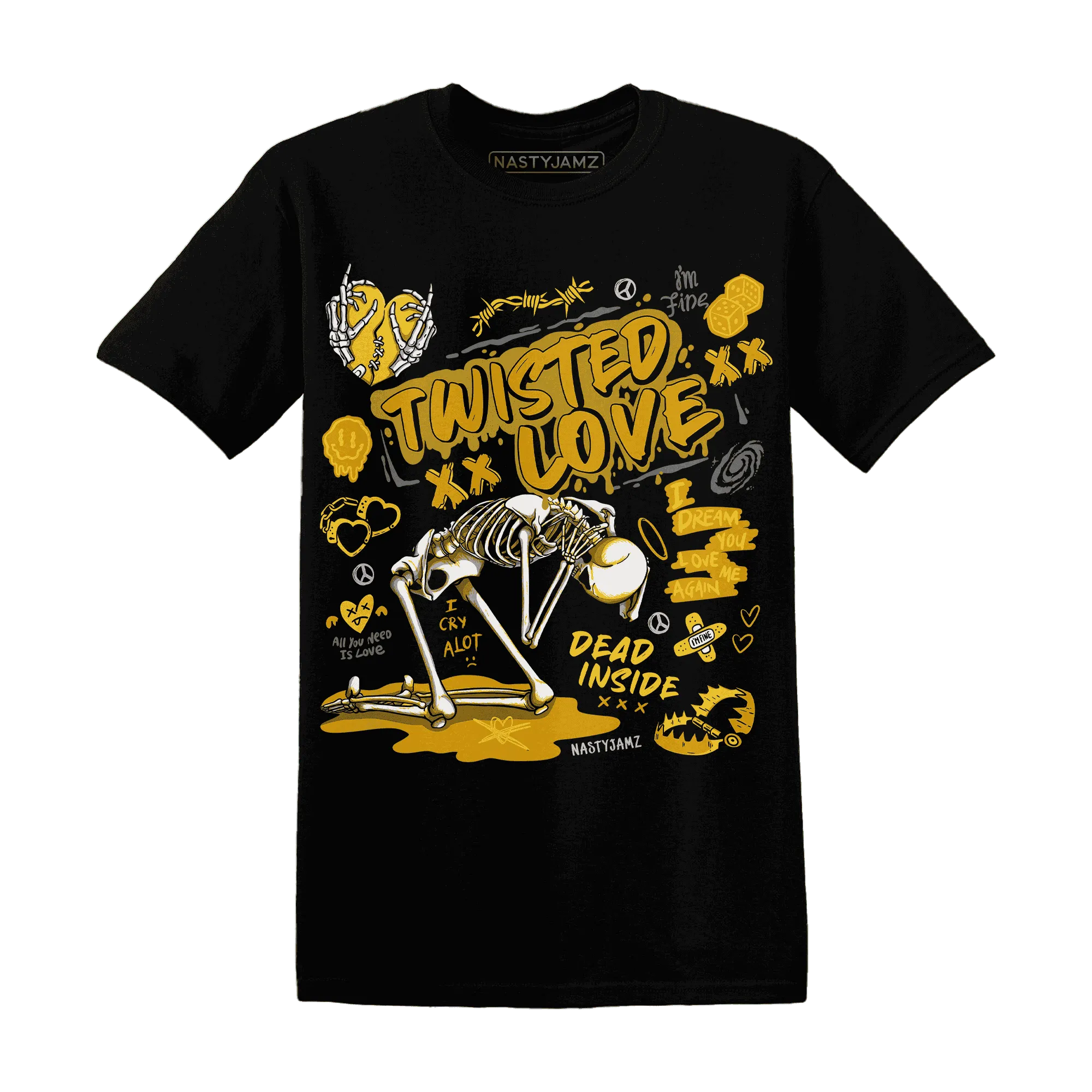 Yellow-Ochre-6s-NastyJamz-T-Shirt-Match-Twisted-Love