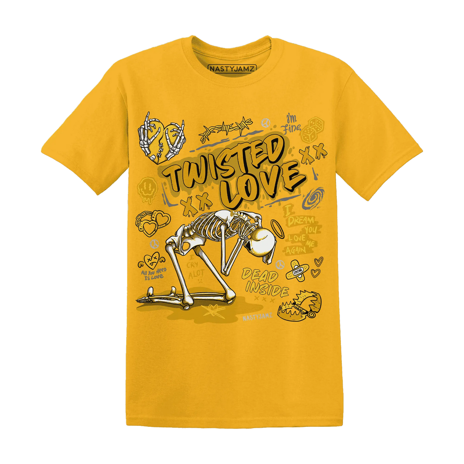 Yellow-Ochre-6s-NastyJamz-T-Shirt-Match-Twisted-Love