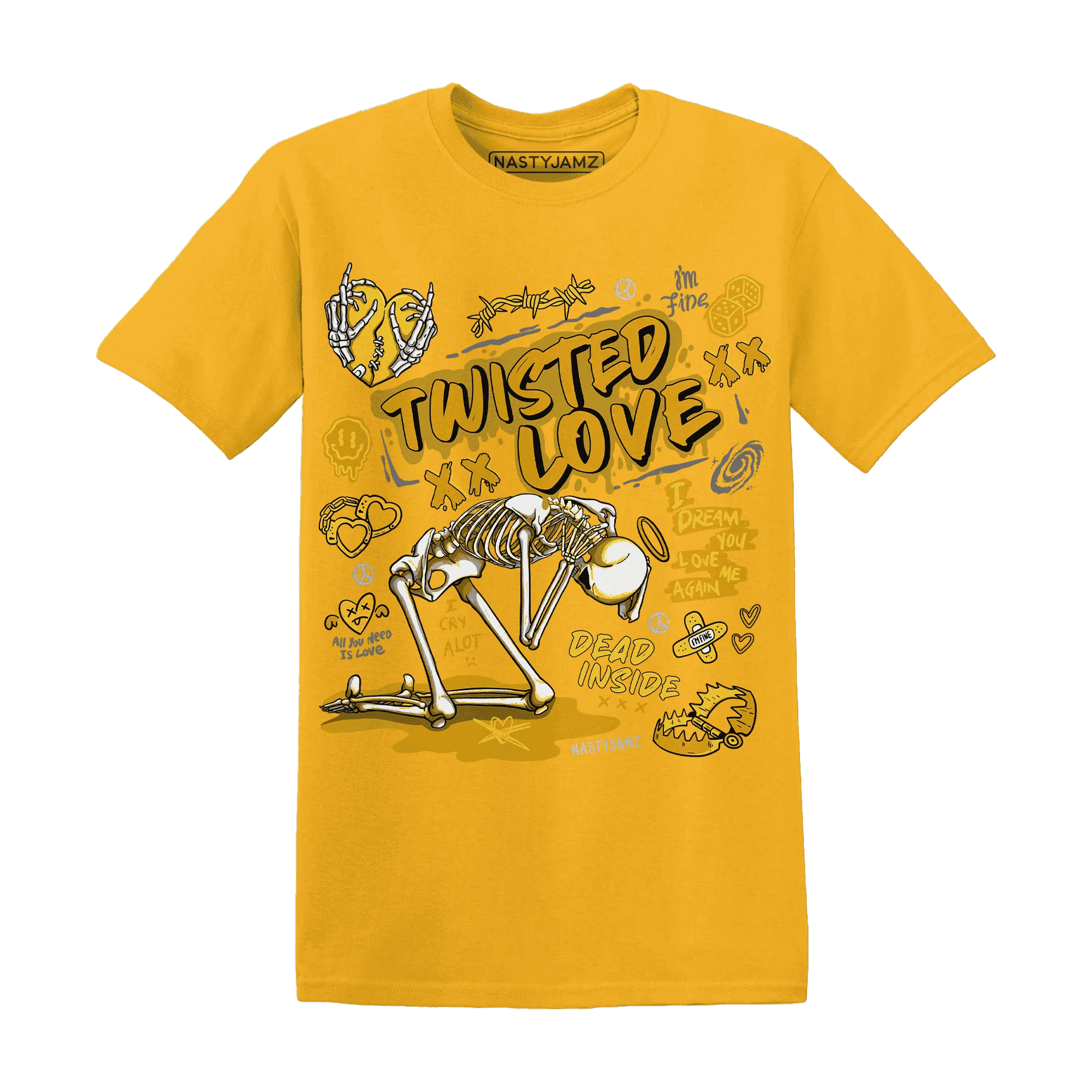 Yellow-Ochre-6s-NastyJamz-T-Shirt-Match-Twisted-Love