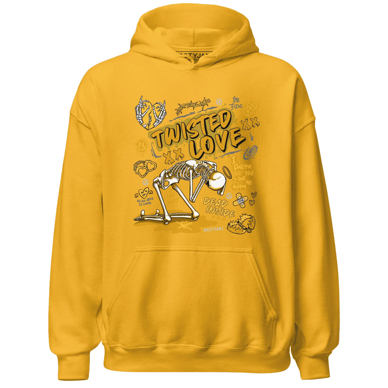 NastyJamz-Yellow-Ochre-6s-Hoodie-Match-Twisted-Love