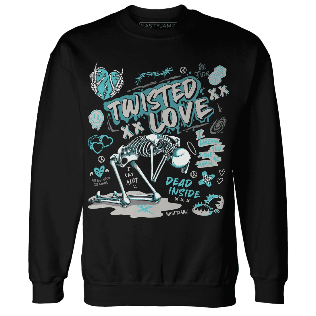 NastyJamz-NBL-Cyan-Burst-9060-Sweatshirt-Match-Twisted-Love