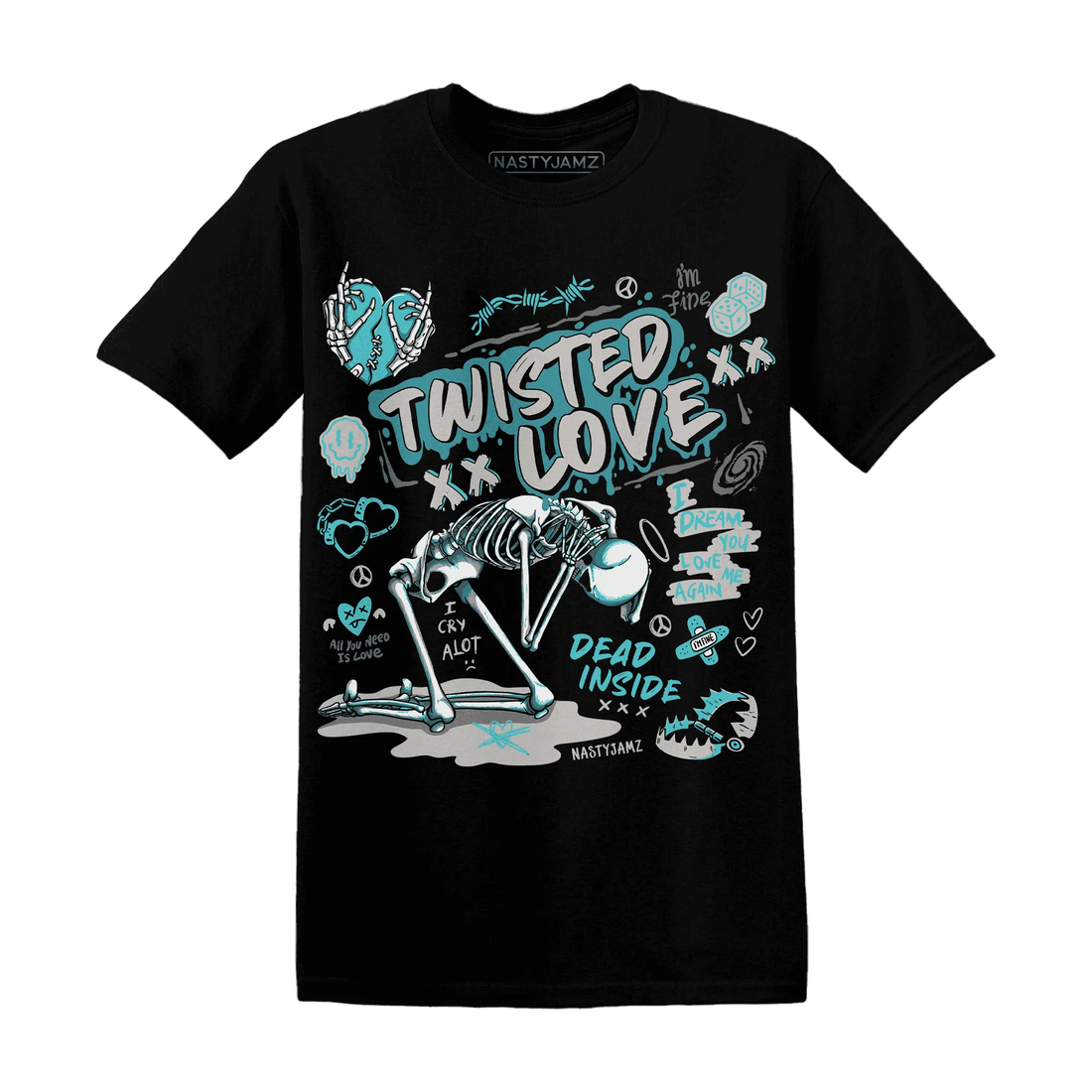 NastyJamz-NBL-Cyan-Burst-9060-T-Shirt-Match-Twisted-Love