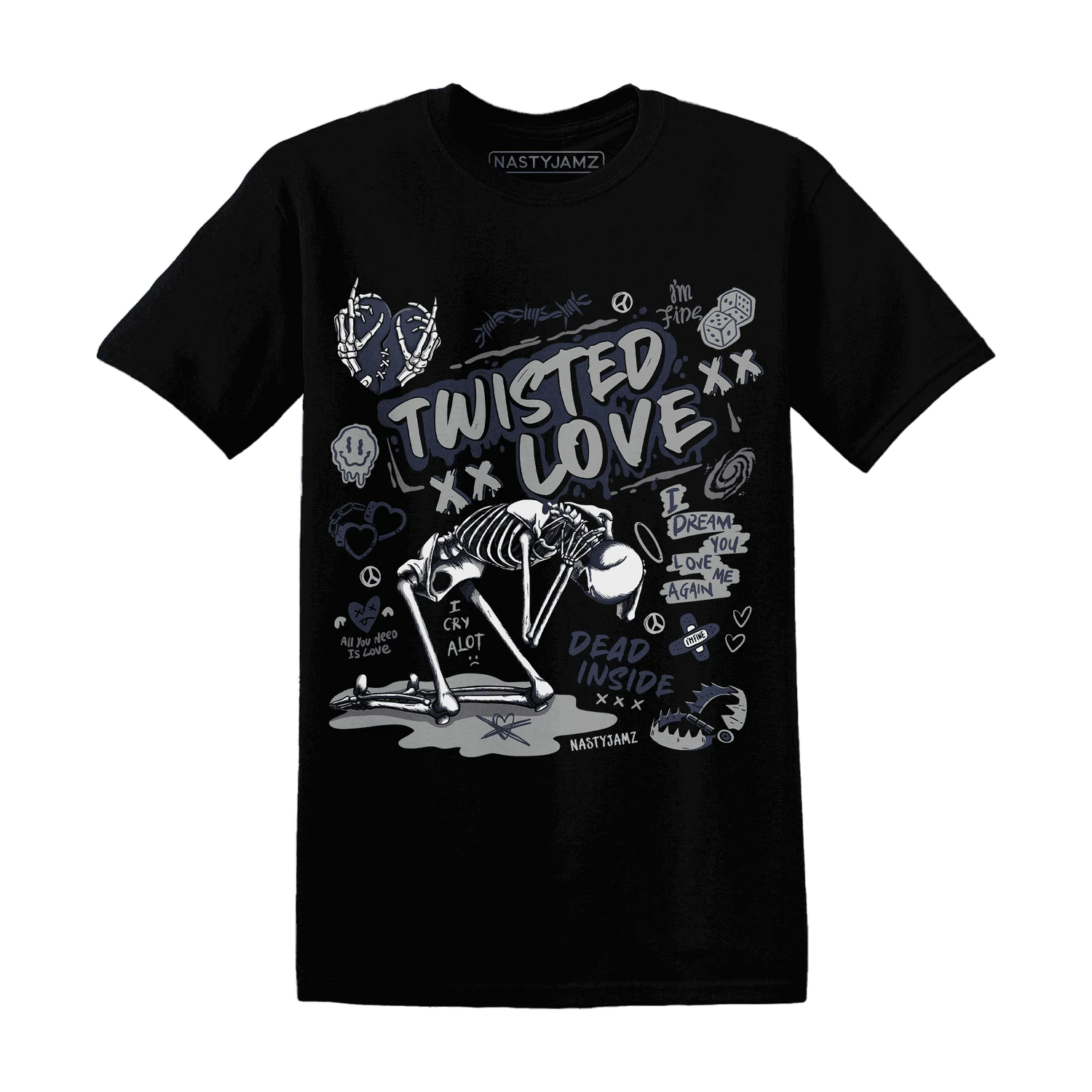 VaporMax-Plus-Midnight-Navy-White-Metallic-Silver-T-Shirt-Match-Twisted-Love