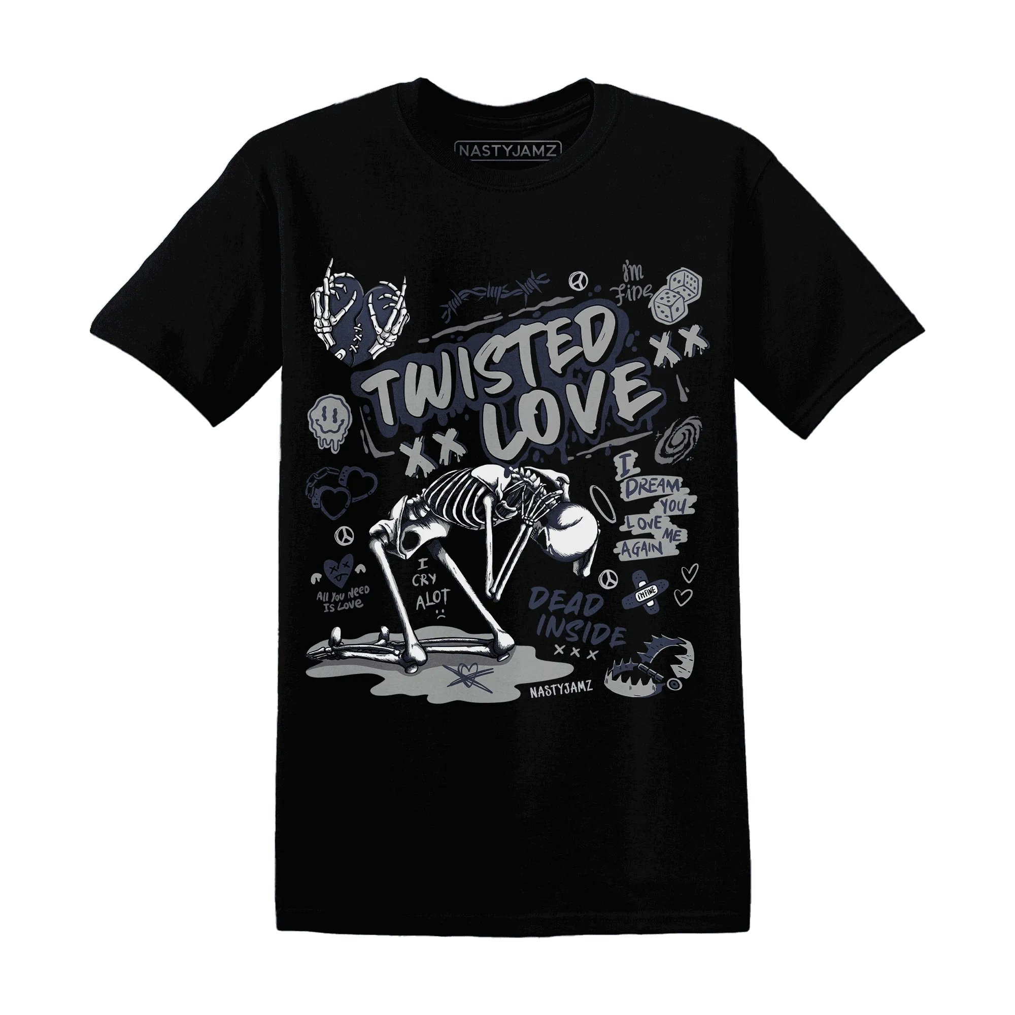 VaporMax-Plus-Midnight-Navy-White-Metallic-Silver-T-Shirt-Match-Twisted-Love