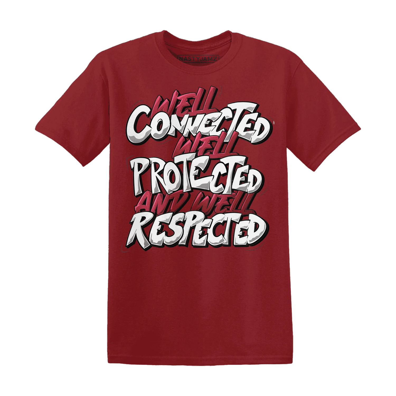 High-87-Metallic-Burgundy-1s-T-Shirt-Match-WELL