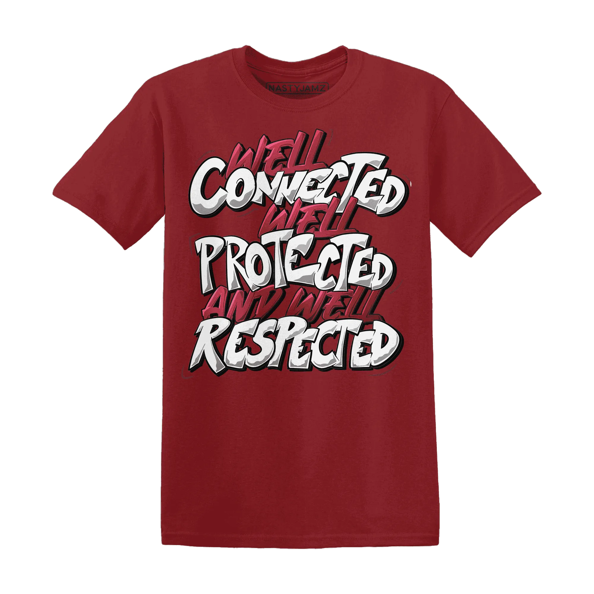 High-87-Metallic-Burgundy-1s-T-Shirt-Match-WELL