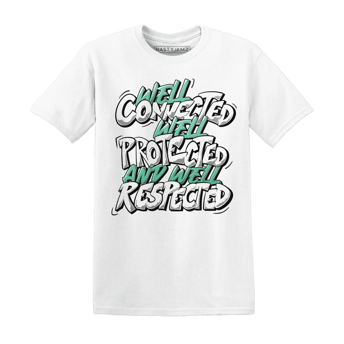 High-OG-Green-Glow-1s-T-Shirt-Match-WELL