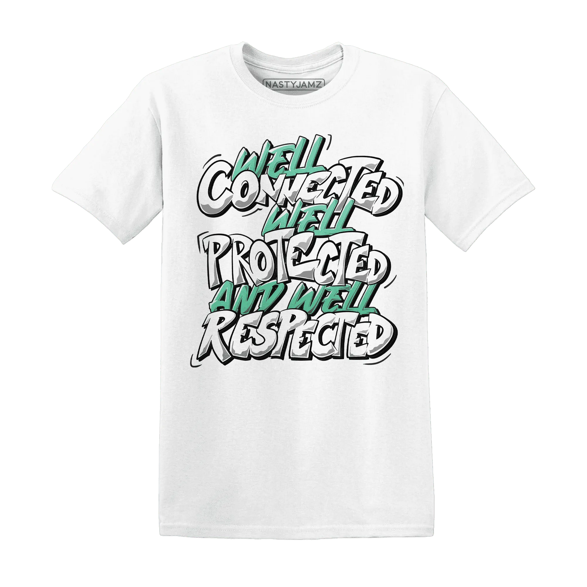 High-OG-Green-Glow-1s-T-Shirt-Match-WELL