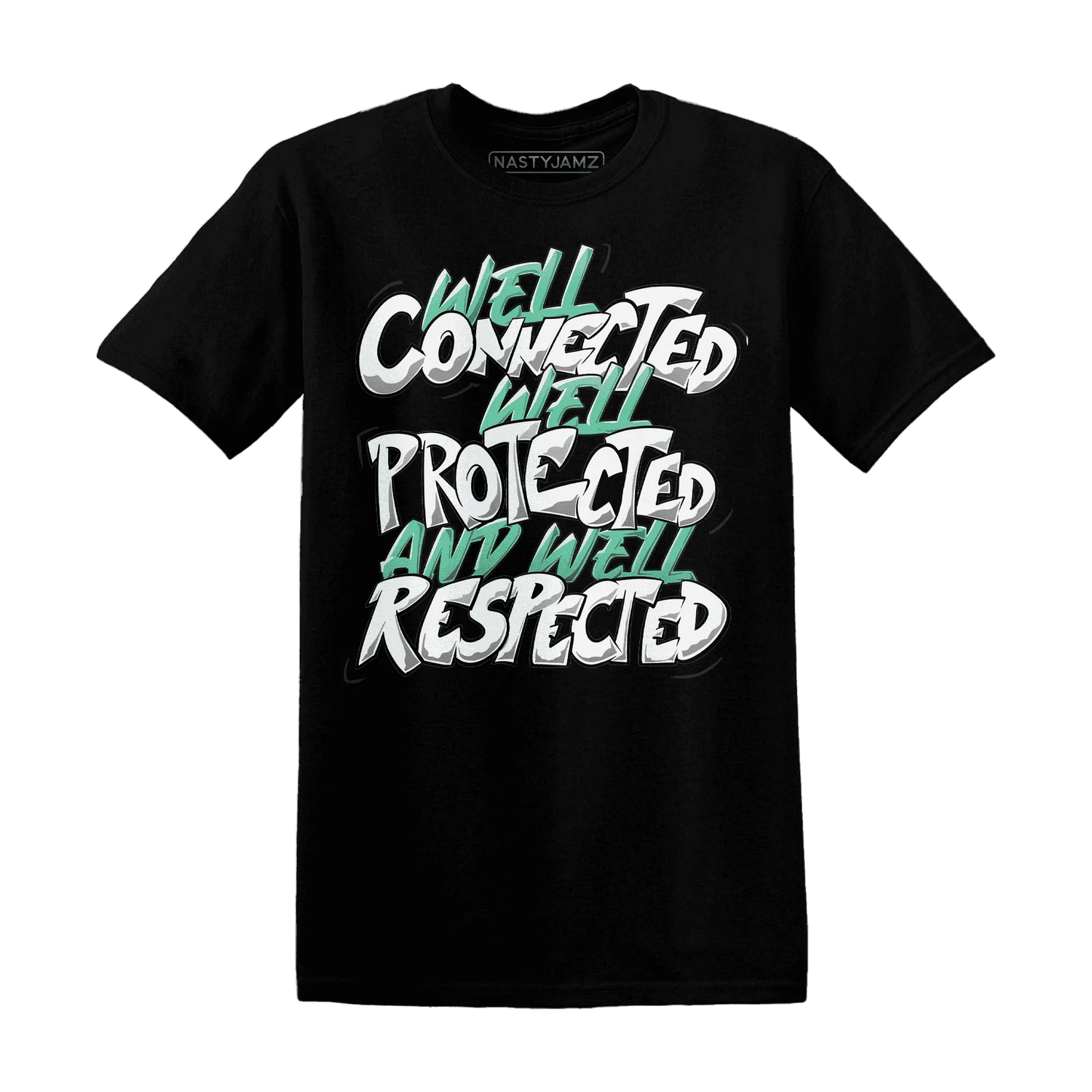 High-OG-Green-Glow-1s-T-Shirt-Match-WELL