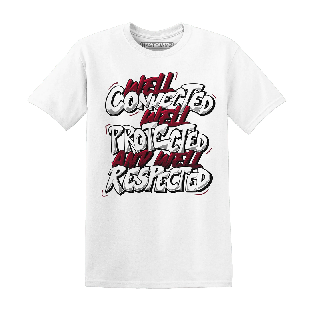 High-White-Team-Red-1s-T-Shirt-Match-WELL