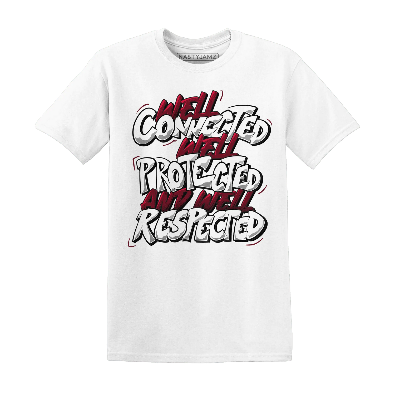 High-White-Team-Red-1s-T-Shirt-Match-WELL