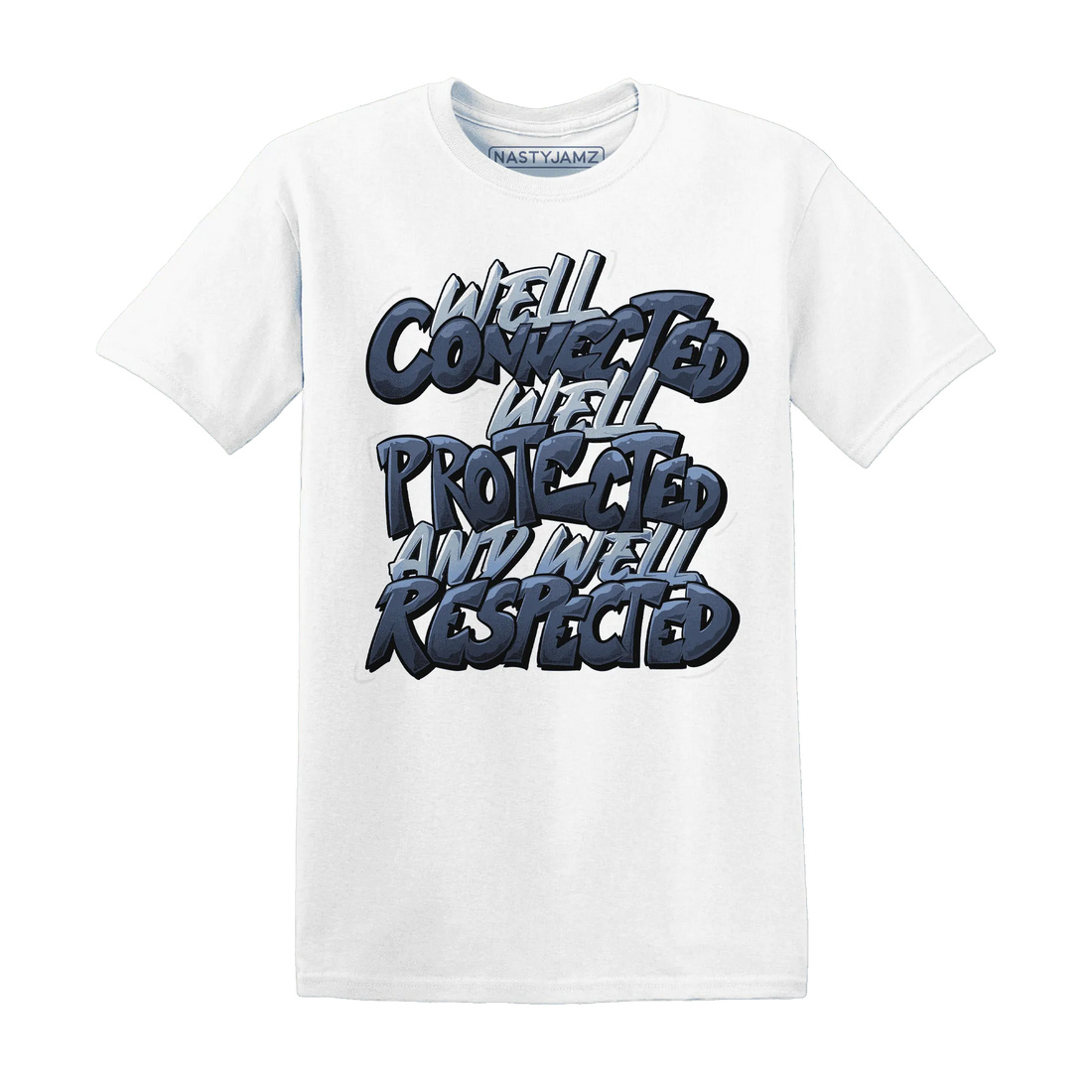 Mid-Diffused-Blue-Grey-1s-T-Shirt-Match-WELL