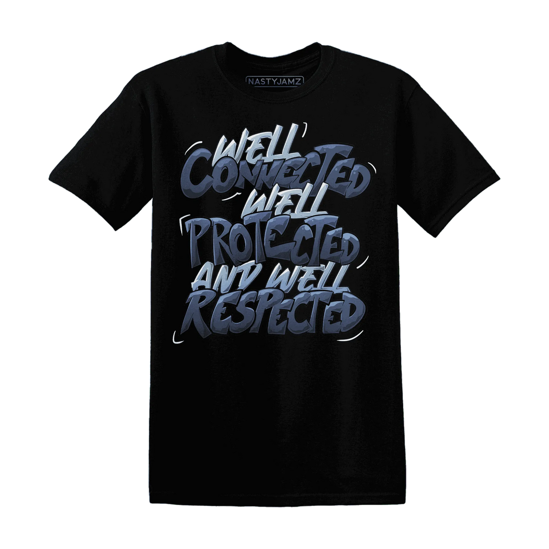 Mid-Diffused-Blue-Grey-1s-T-Shirt-Match-WELL