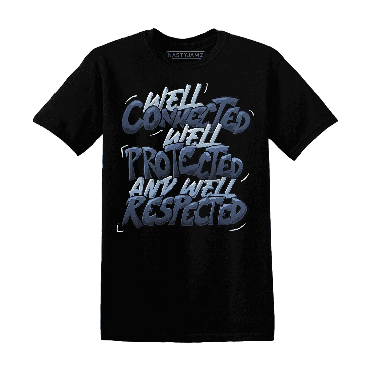 Mid-Diffused-Blue-Grey-1s-T-Shirt-Match-WELL