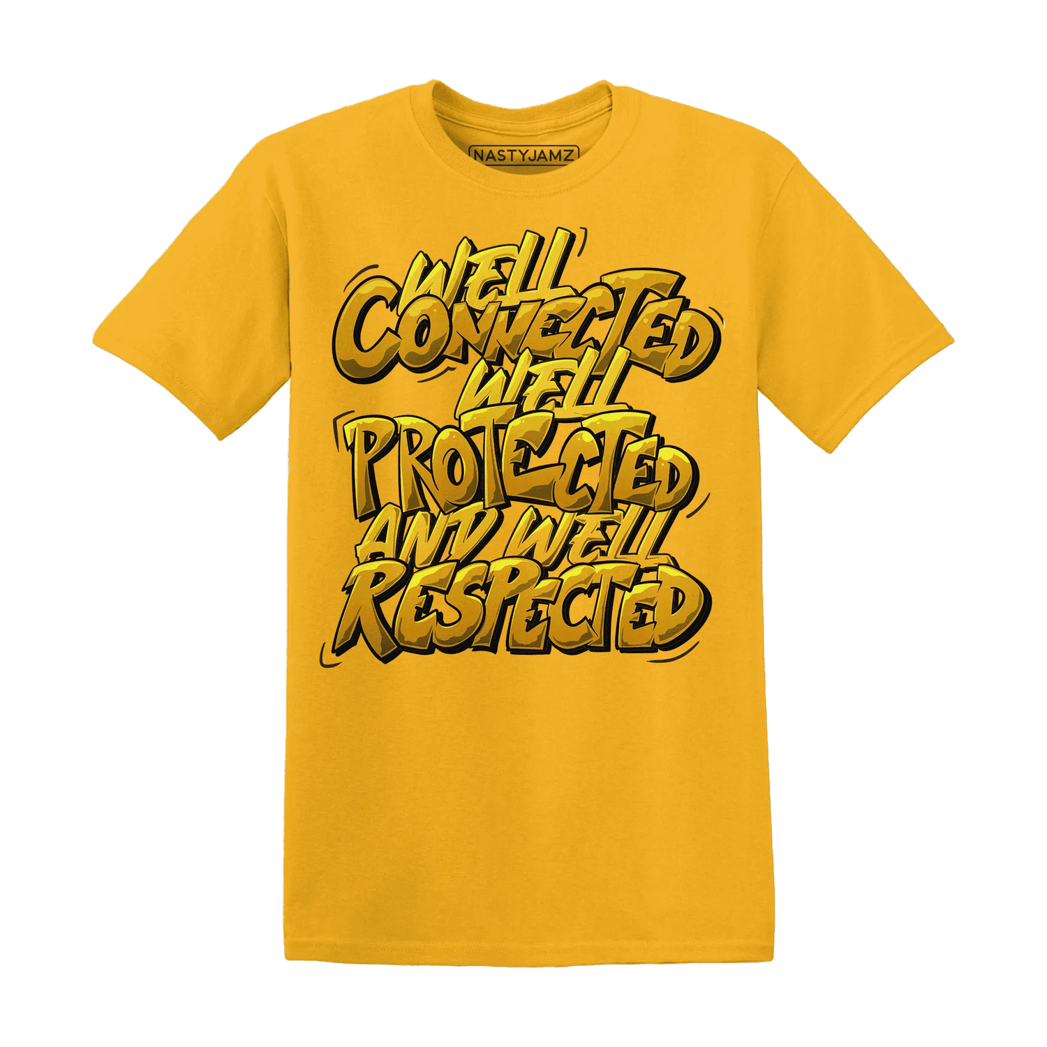 Yellow-Ochre-6s-T-Shirt-Match-WELL