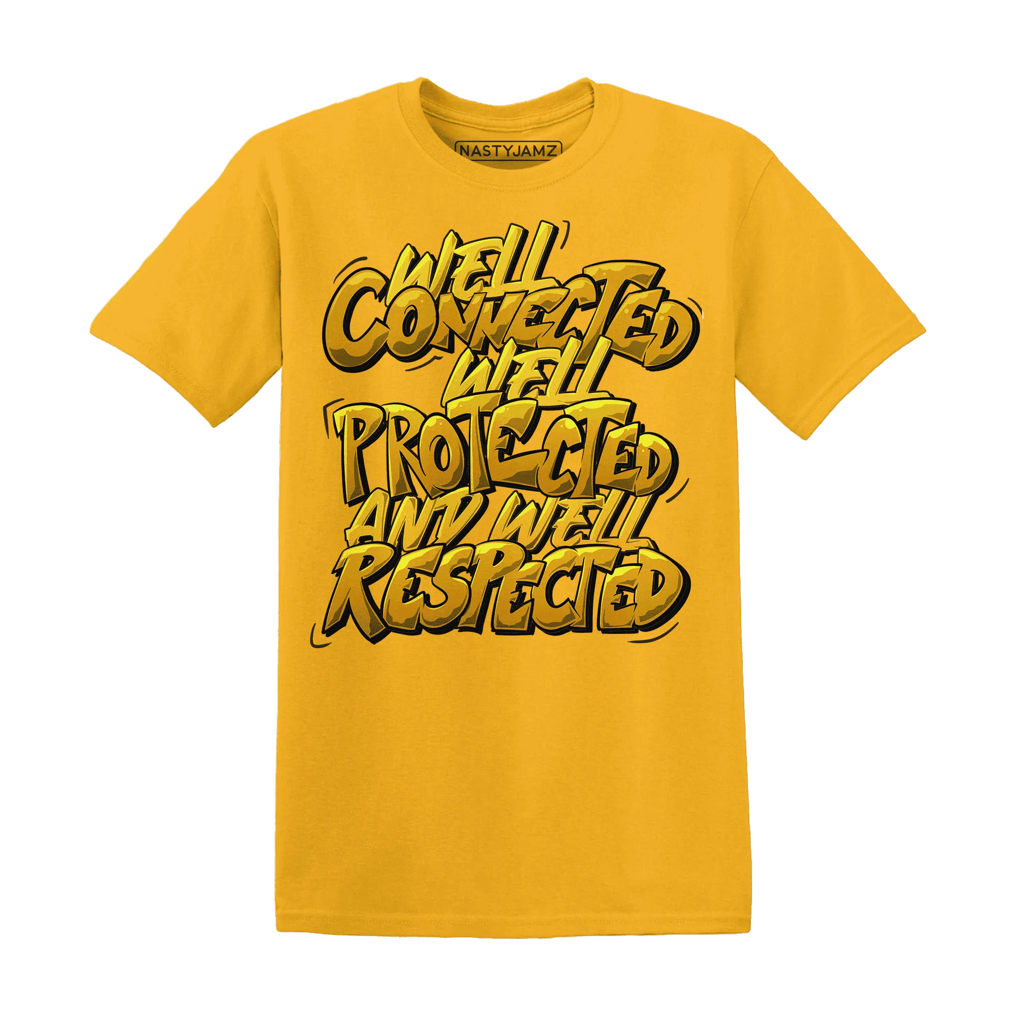 Yellow-Ochre-6s-T-Shirt-Match-WELL