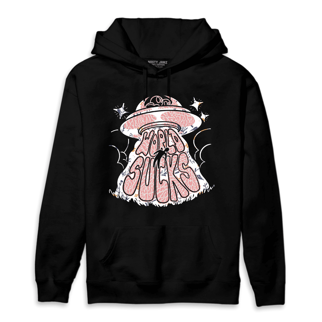 Red Stardust 3s Hoodie Match World Sucks - NastyJamz