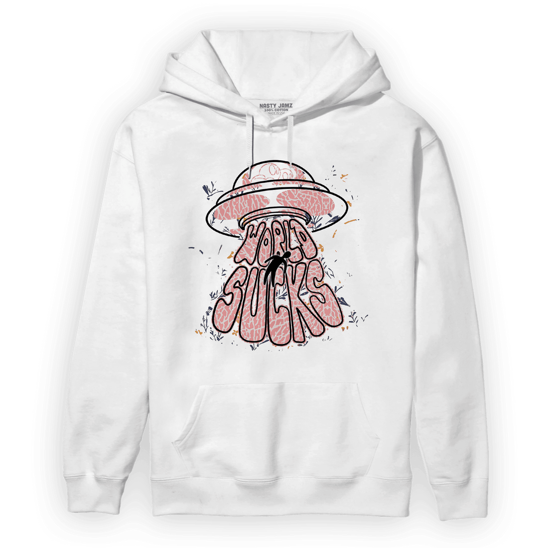 Red Stardust 3s Hoodie Match World Sucks - NastyJamz