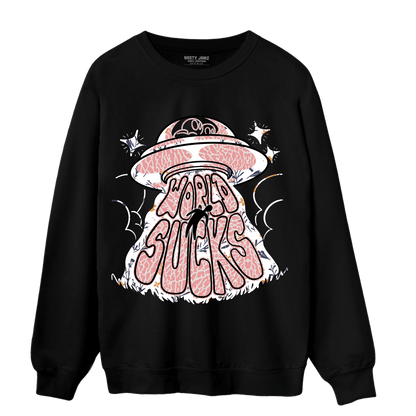 Red Stardust 3s Sweatshirt Match World Sucks - NastyJamz