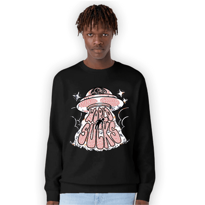 Red Stardust 3s Sweatshirt Match World Sucks - NastyJamz
