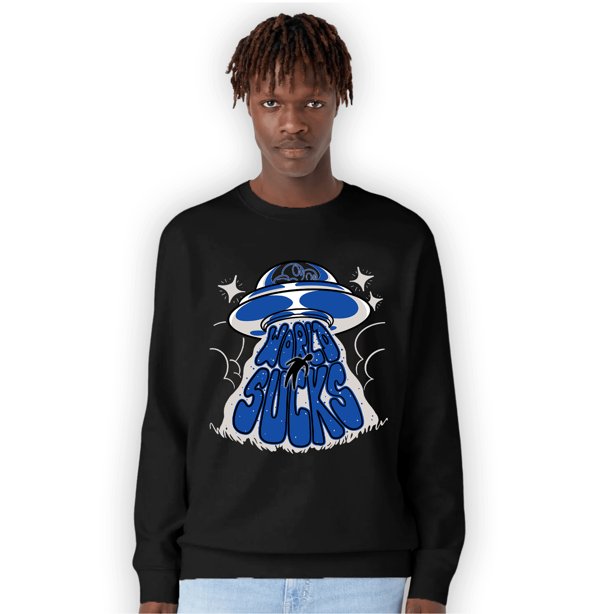 Air Max 1 86 Royal Sweatshirt Match World Sucks - NastyJamz